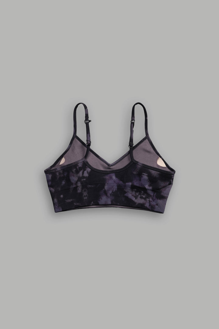 Chopper "Everson Seamless" Sports Bra in Big Purple Night Marble