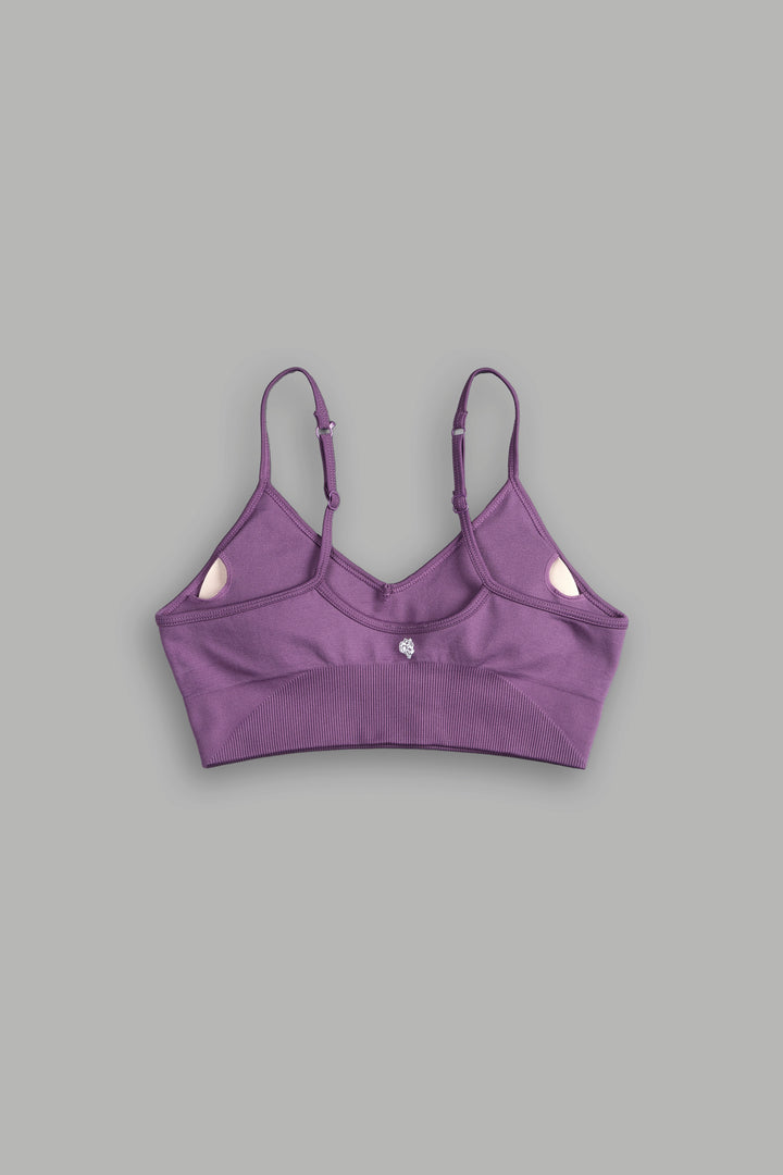 Hesh Forever "Everson Seamless" Sports Bra in Darc Violet