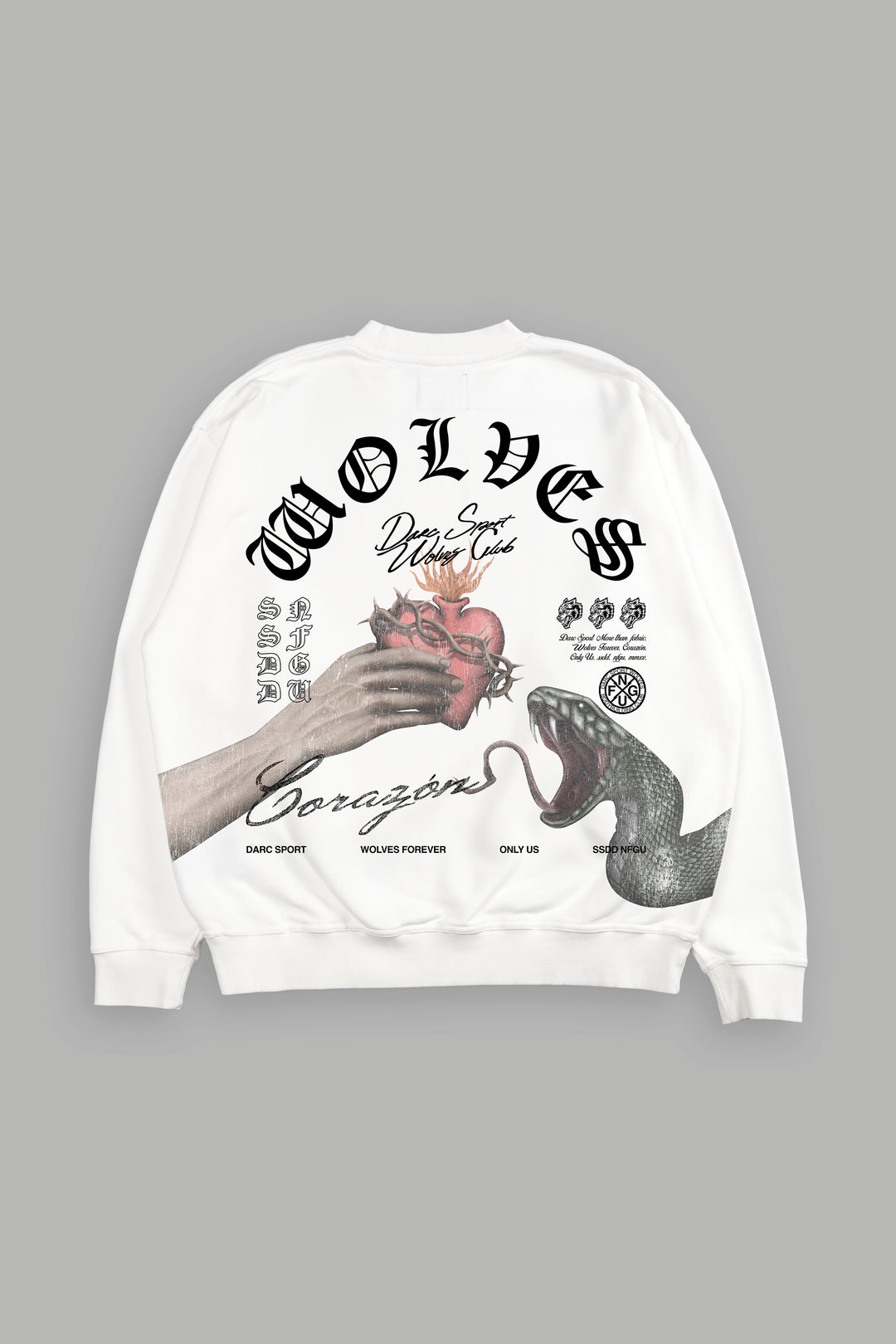 Corazón London Crewneck in Cream