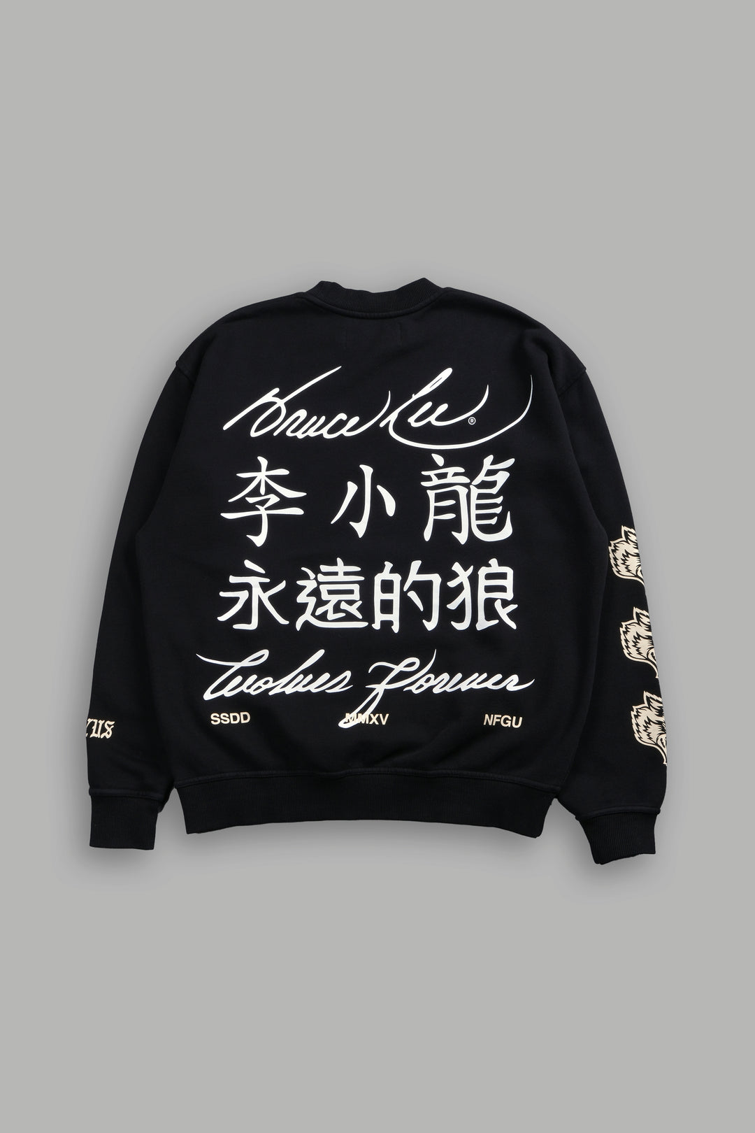 Wisdom She London Crewneck in Black