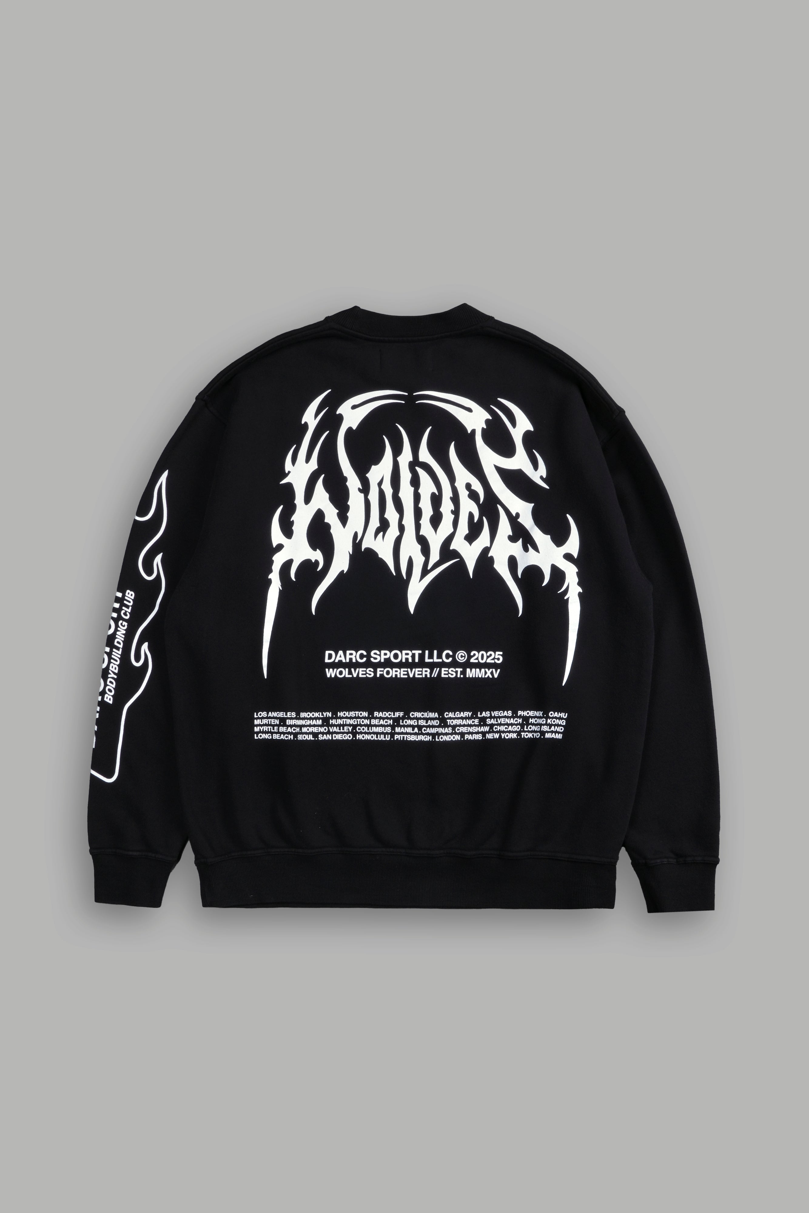 New Level Of Power London Crewneck in Black – DarcSport