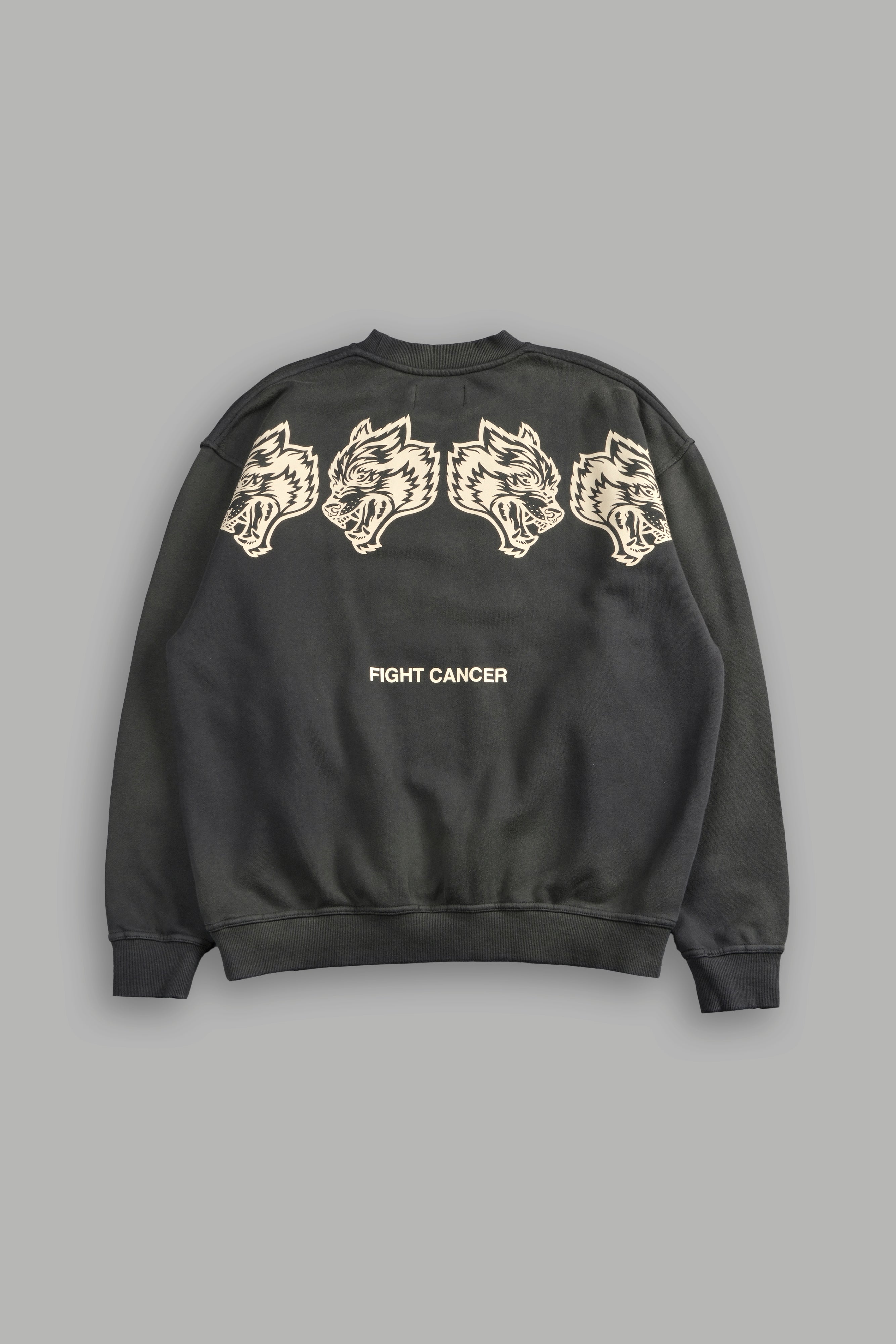 Wolves Have Your Back London Crewneck in Wolf Gray Halo Wash