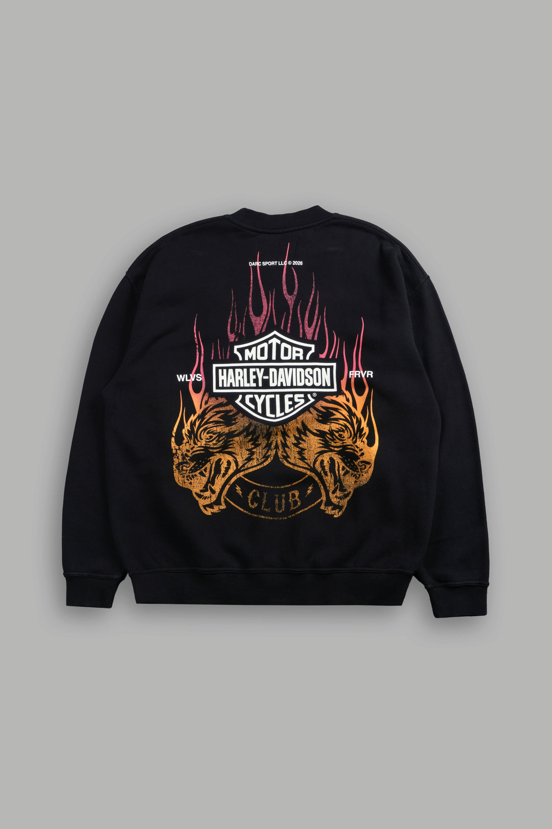 Rising Sun London Crewneck in Black