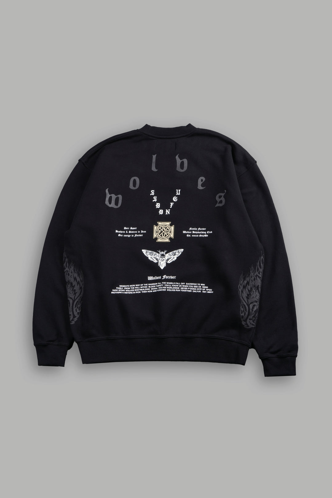 Lineage Frvr London Crewneck in Black