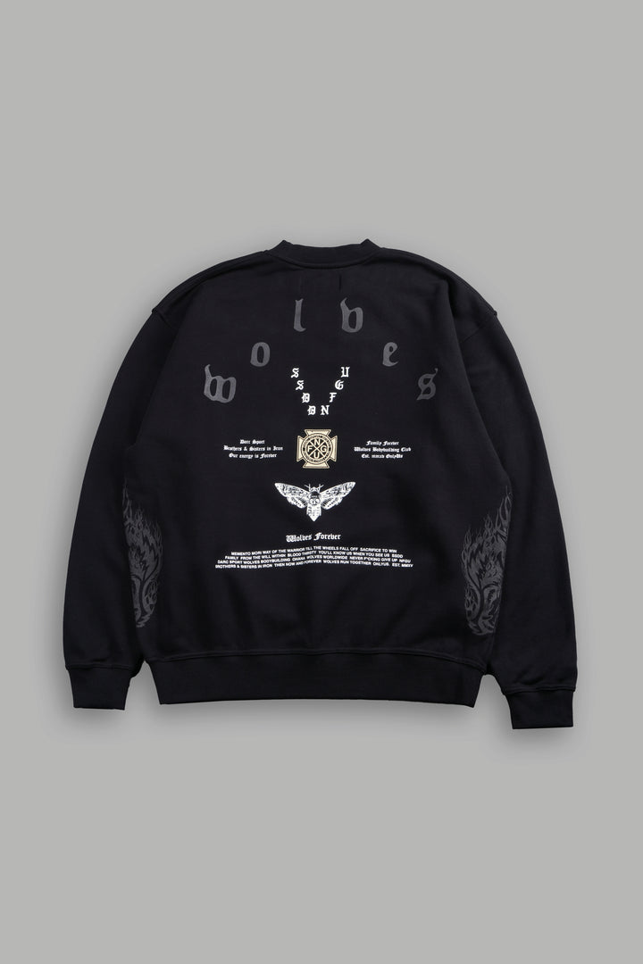 Lineage Frvr London Crewneck in Black