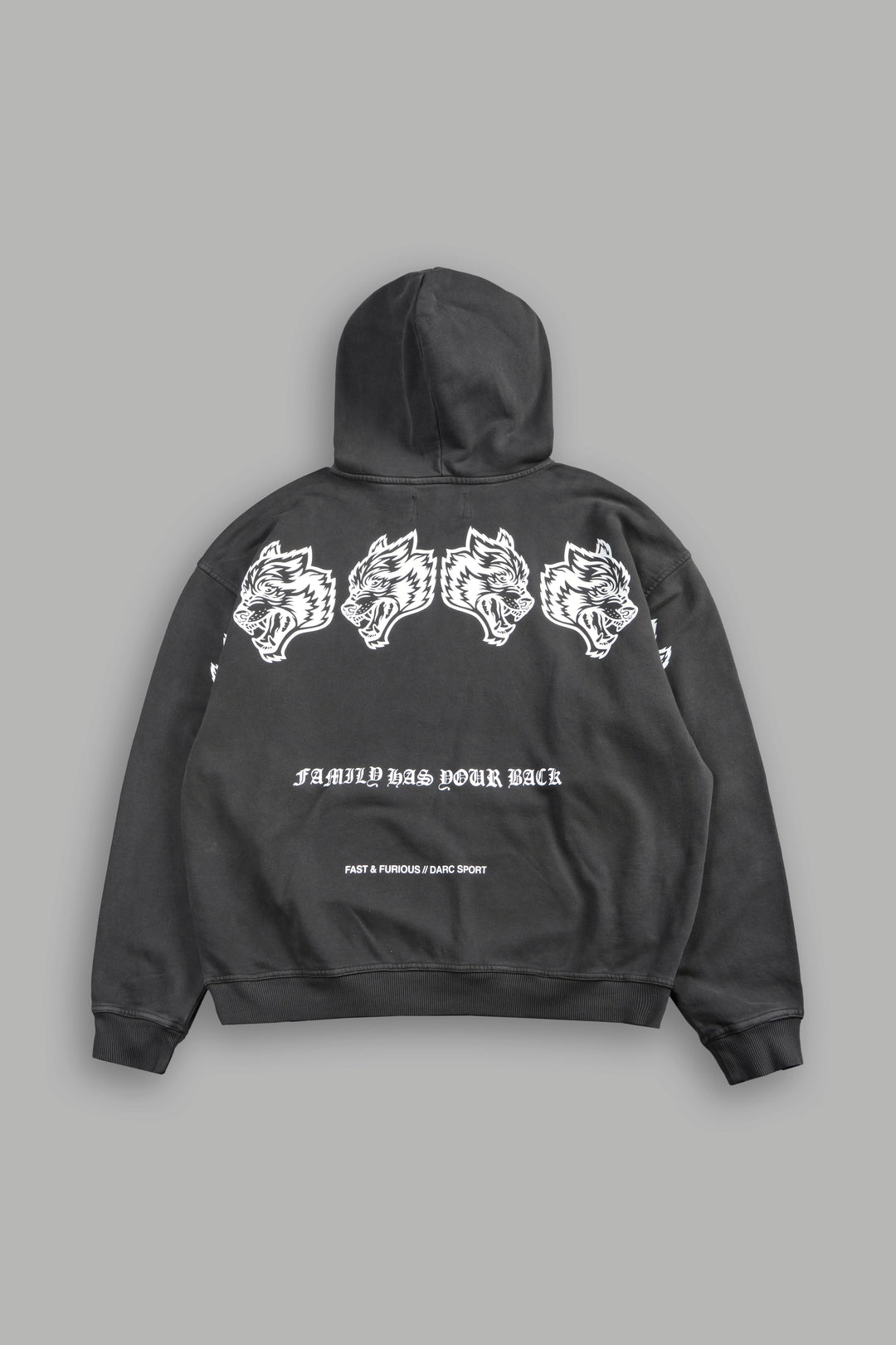 Family Has Your Back Pierce Hoodie in Wolf Gray