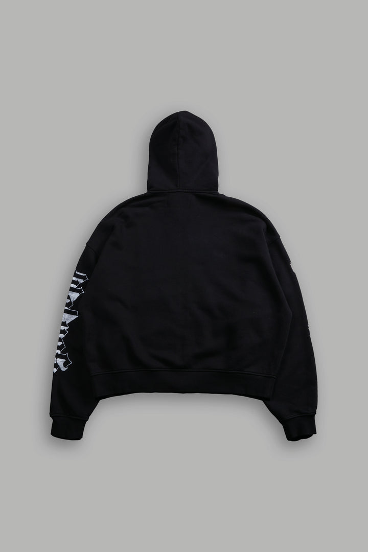 Hanma Legacy Darco Double Zip Hoodie in Black