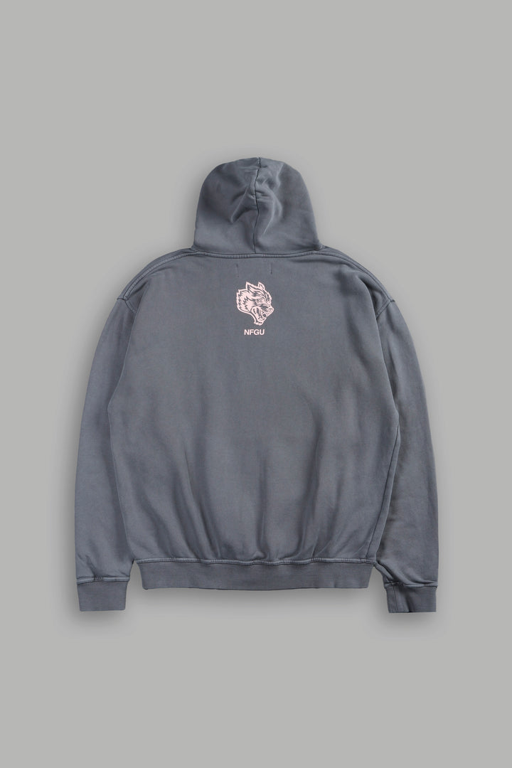 Cherub F Cancer Bishop Hoodie In Slate Gray