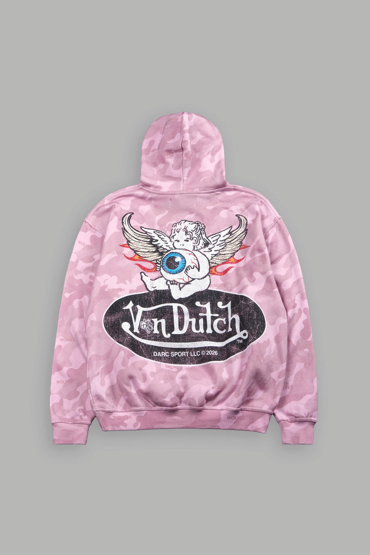 Von Wild Pierce Hoodie in Dsvd Bubblegum Camo
