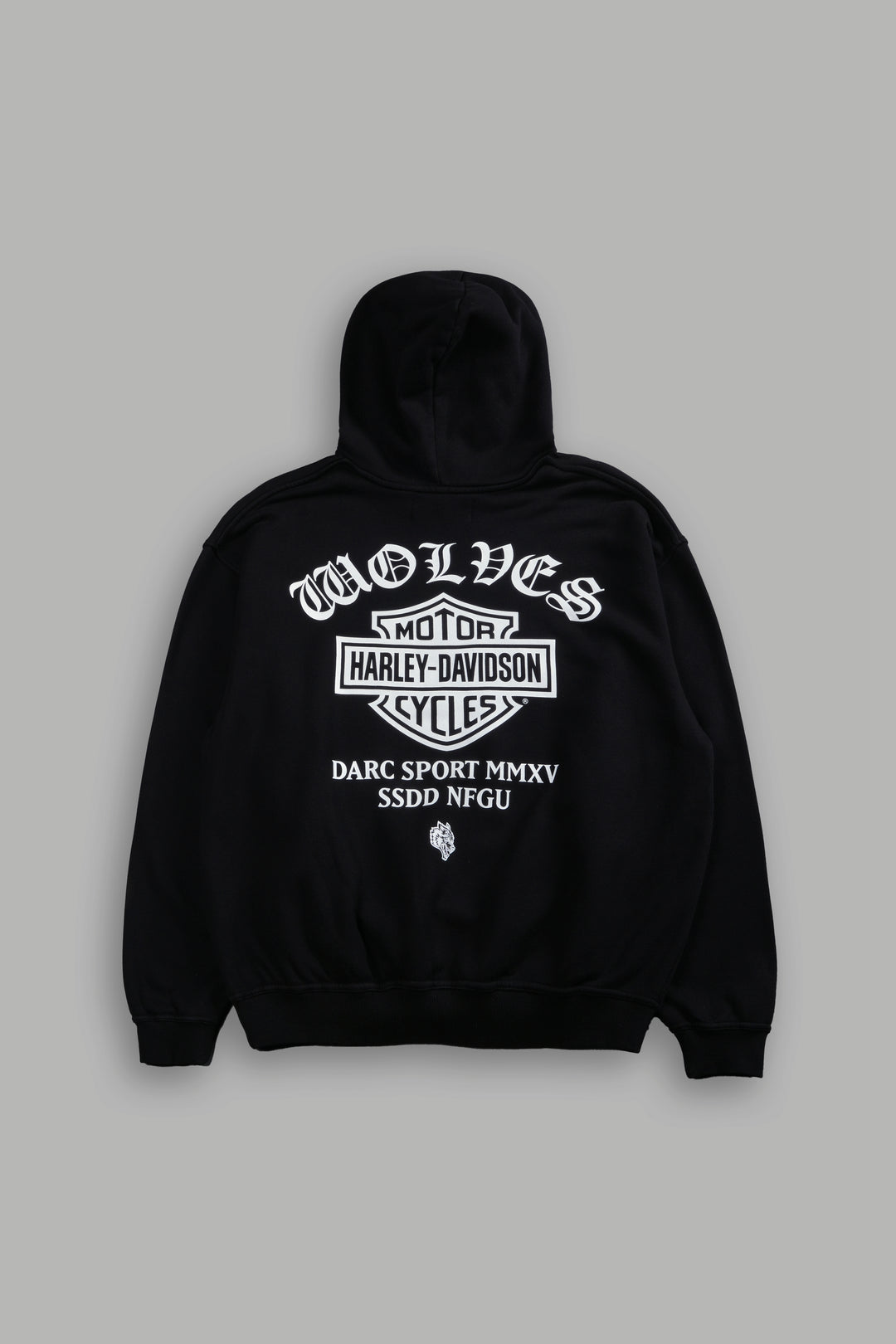 Harley-Davidson Wolves "Pierce" Hoodie in Black