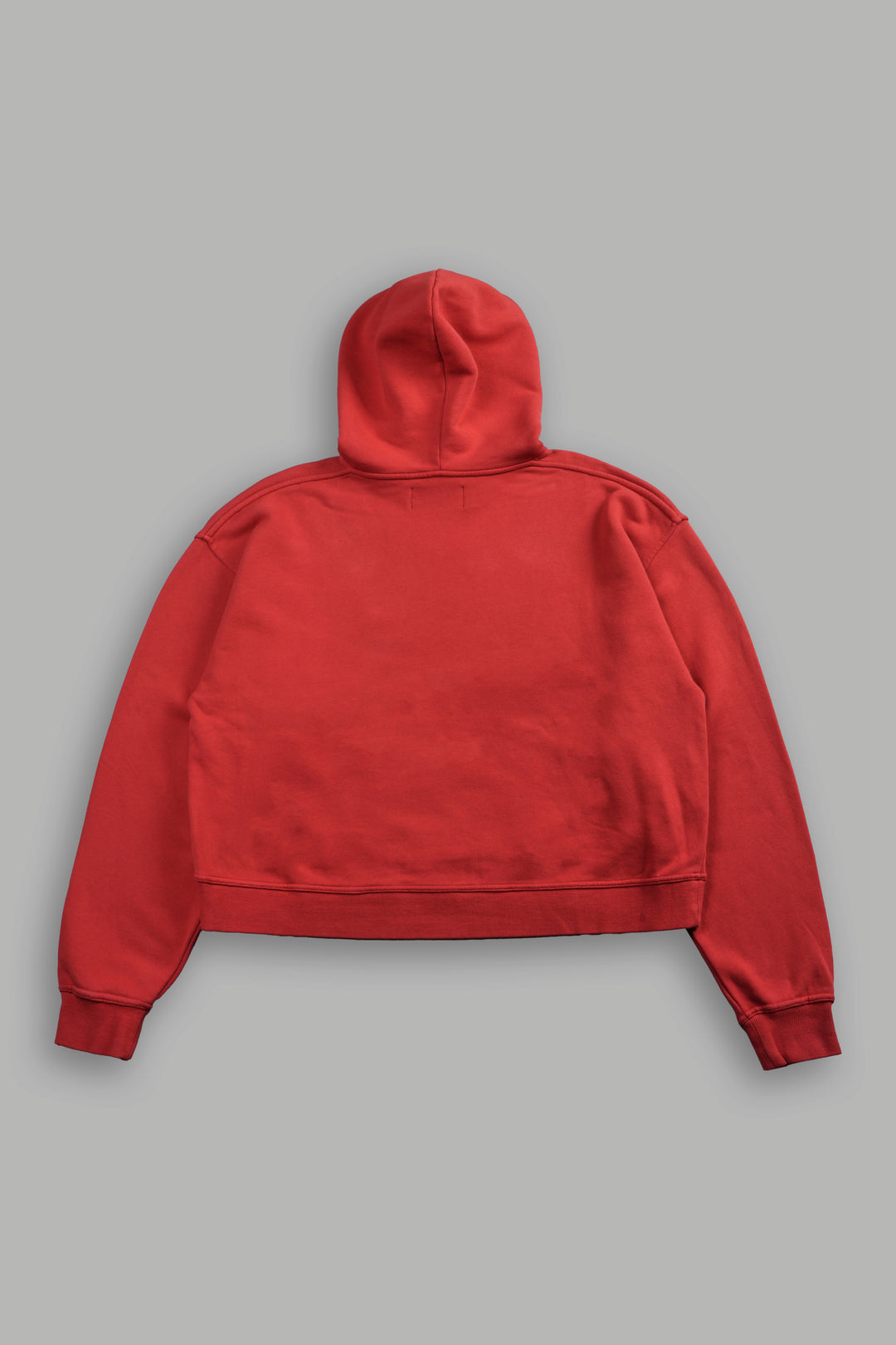 Loyalty Frvr Box Cut Pierce Hoodie in Roman Red