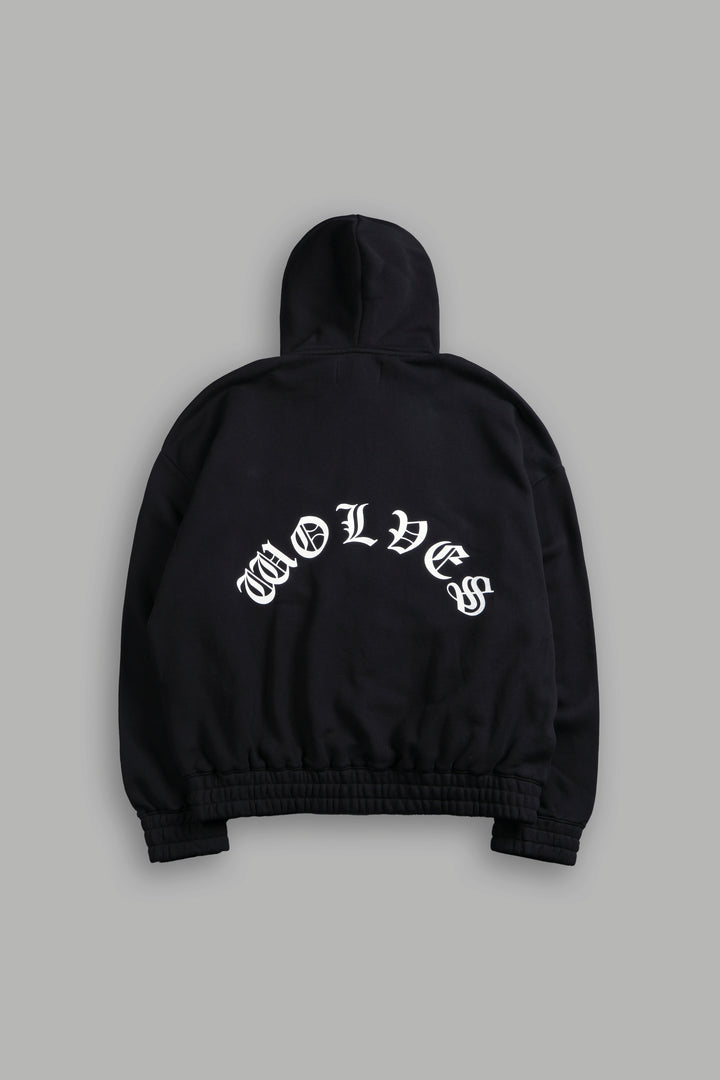 Darc Angel "Chambers" Zip Hoodie in Black