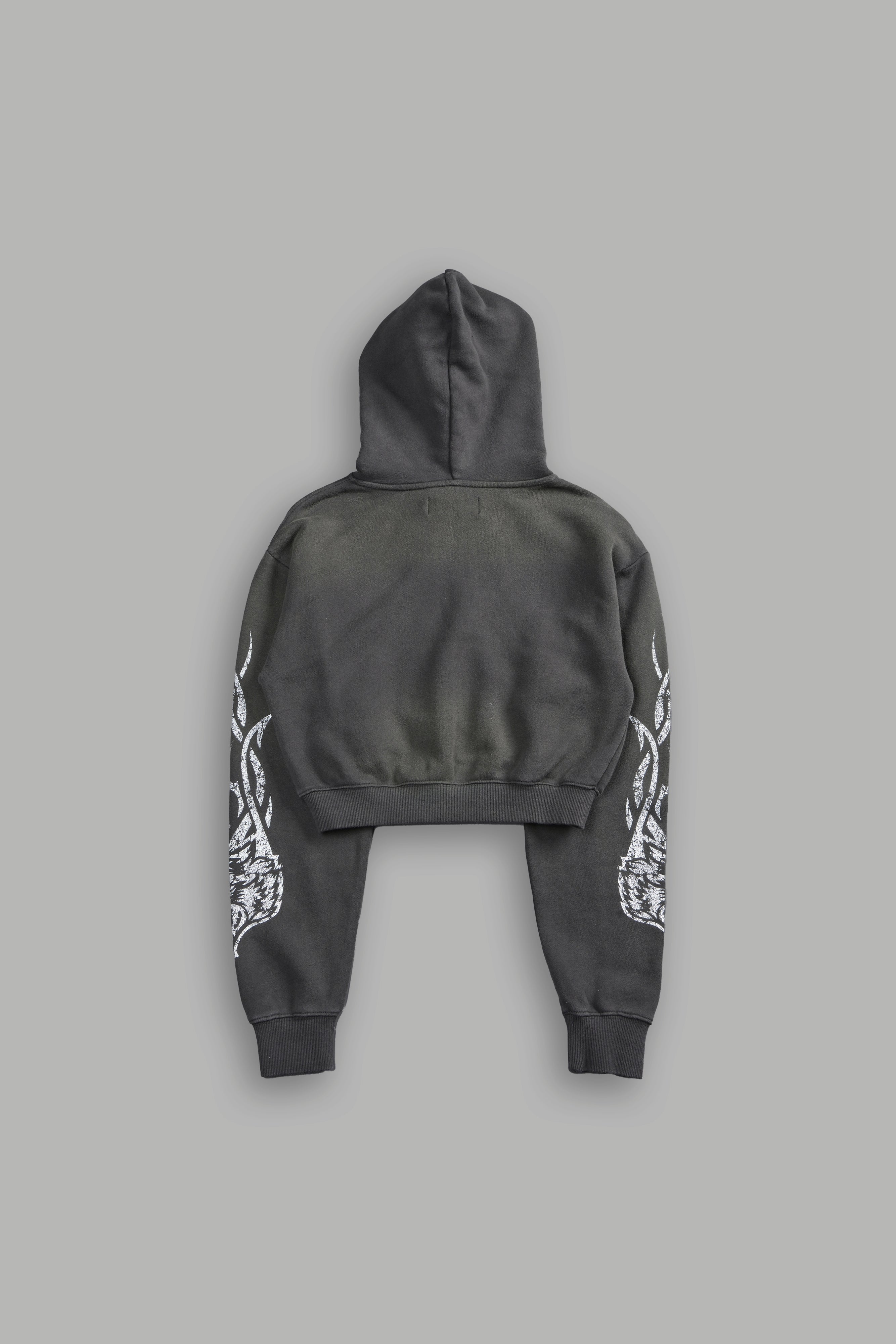 Finite Flame "Rose" She Hoodie in Wolf Gray Drift Wash