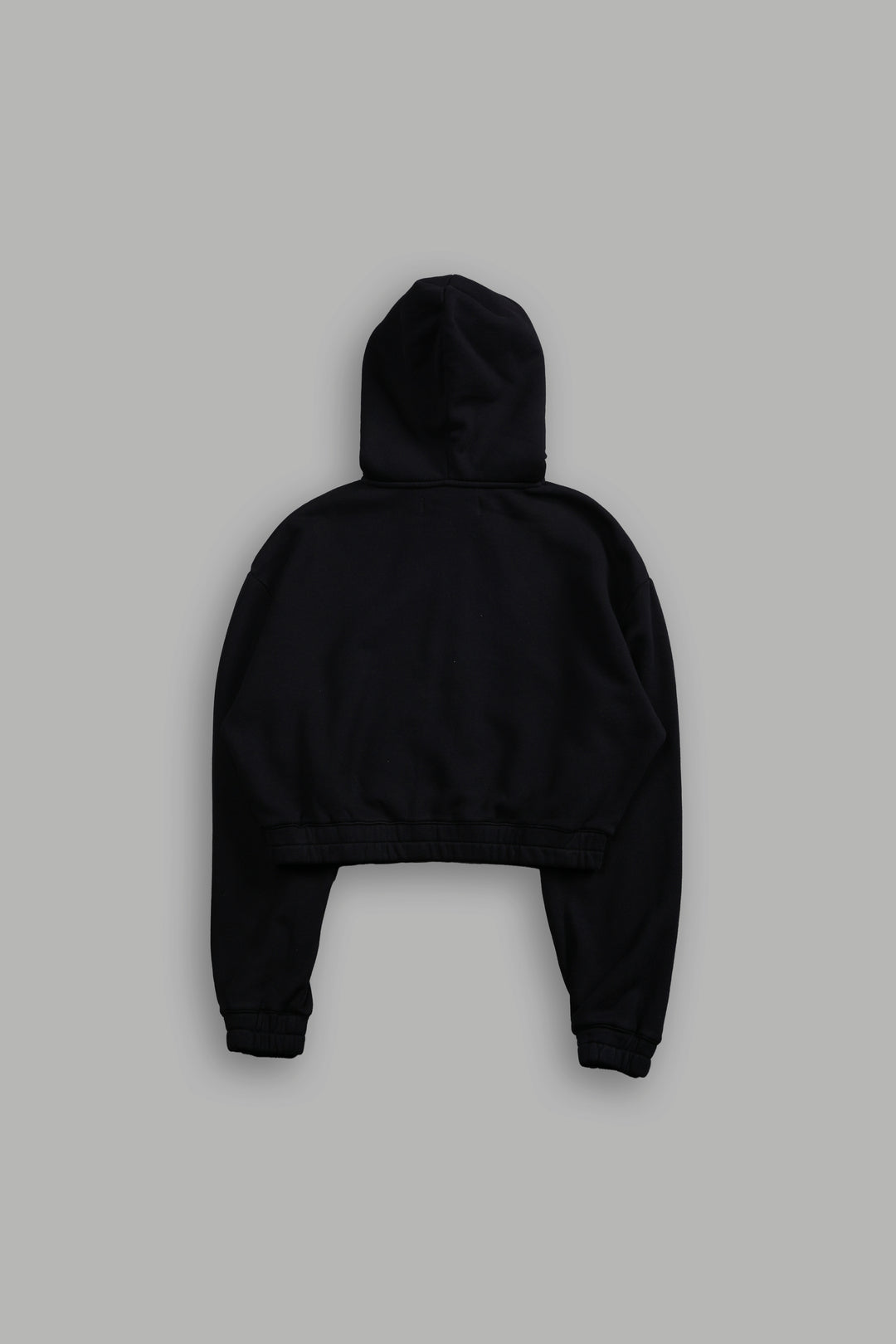 Chopper Wolf "Chambers" (Cropped) Zip Hoodie in Black