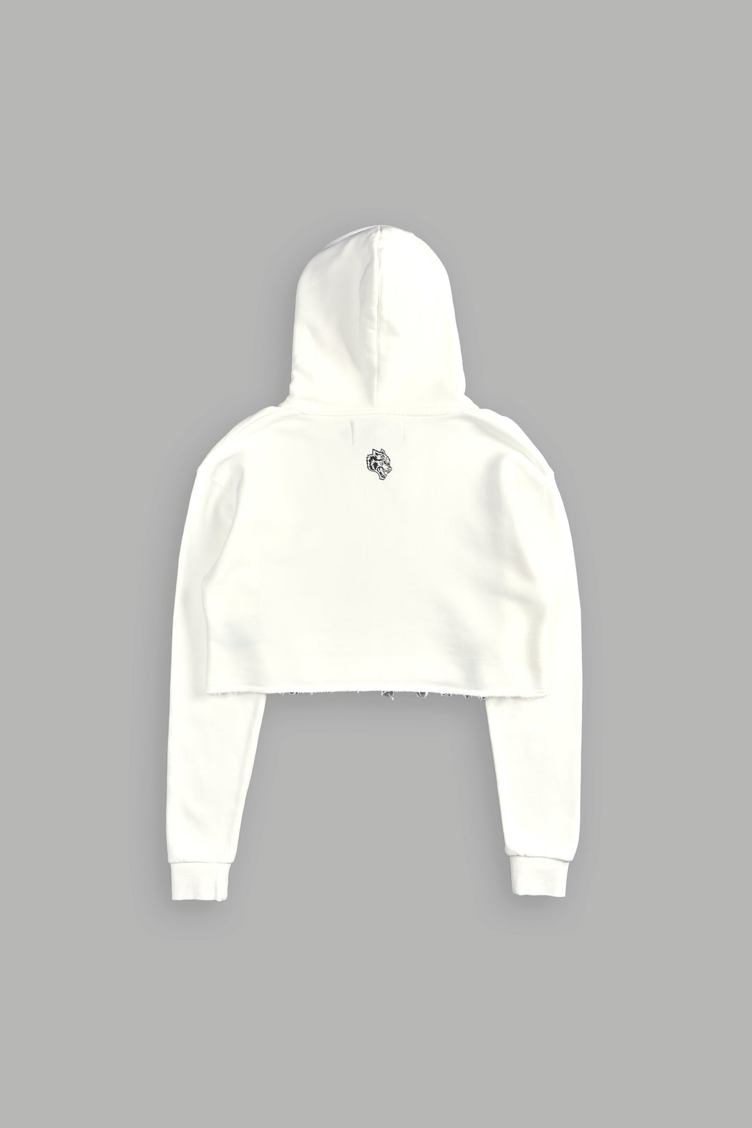 The Queen "Wyoming" (Cropped) Hoodie in Cream
