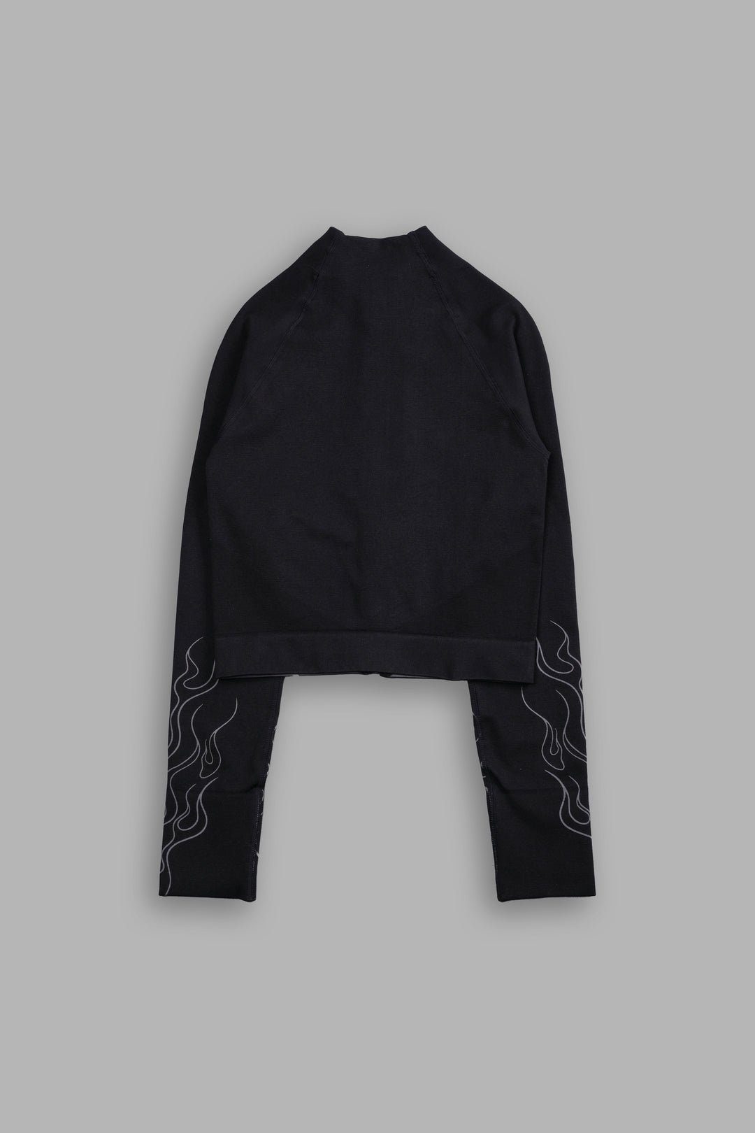 Our Fire "Everson Seamless" Yasmin L/S Zip Top in Black