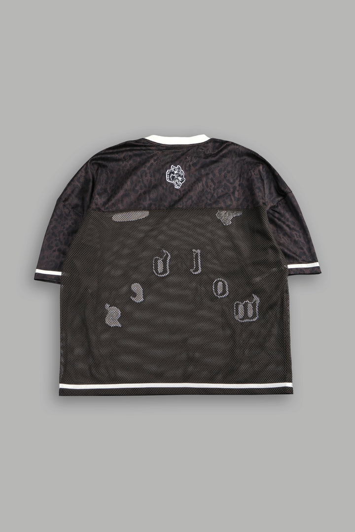 Darc Pyramid Bobby B Jersey in Darc Brown Leopard