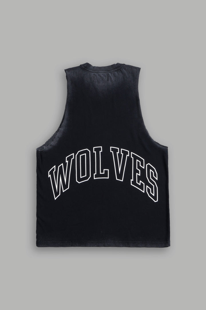 Grim Future "Tommy" Muscle Tee in Black