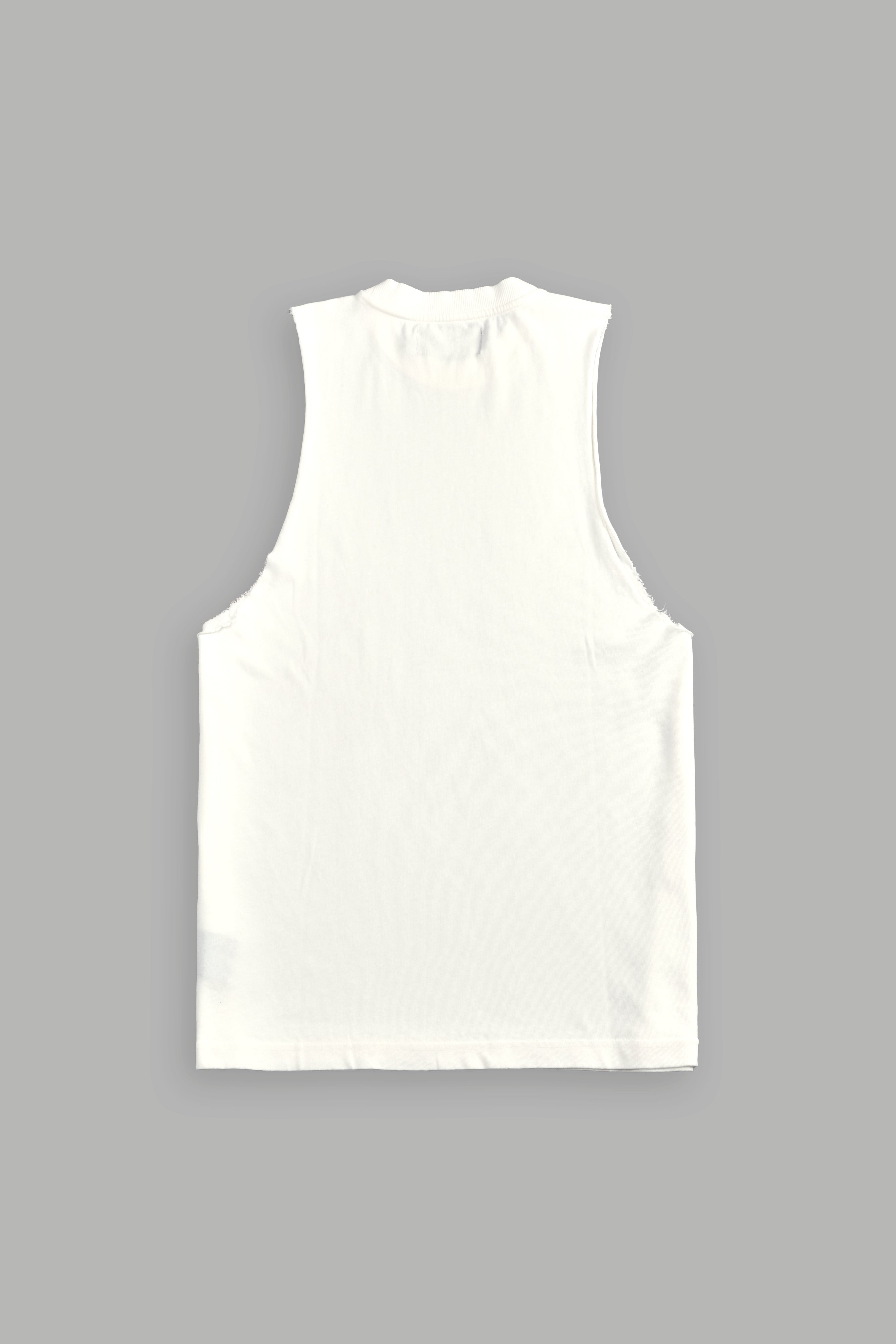 Drip Hesh "Tommy" Muscle Tee in Cream