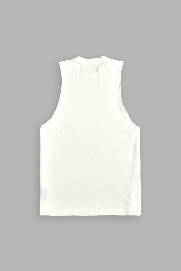 Drip Hesh "Tommy" Muscle Tee in Cream