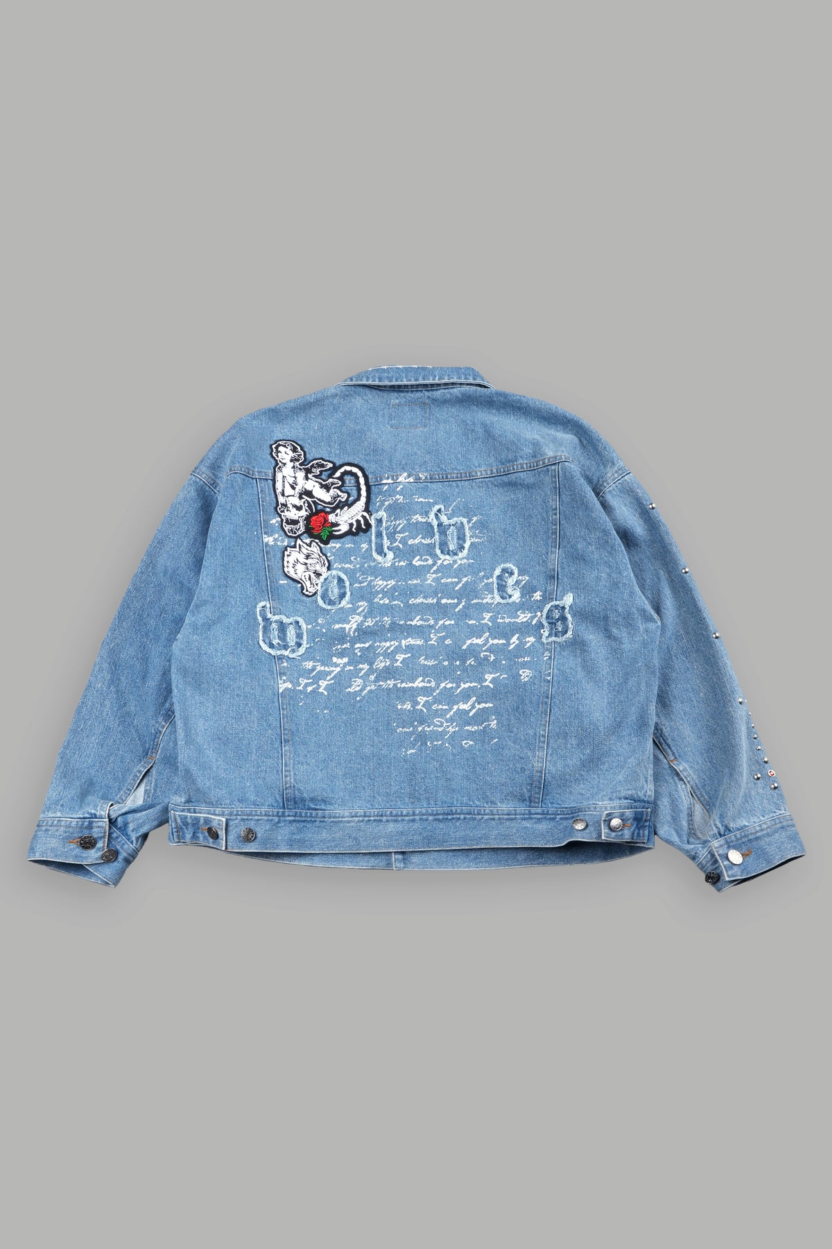 Wolves Heritage Jax Denim Jacket In Light Wash