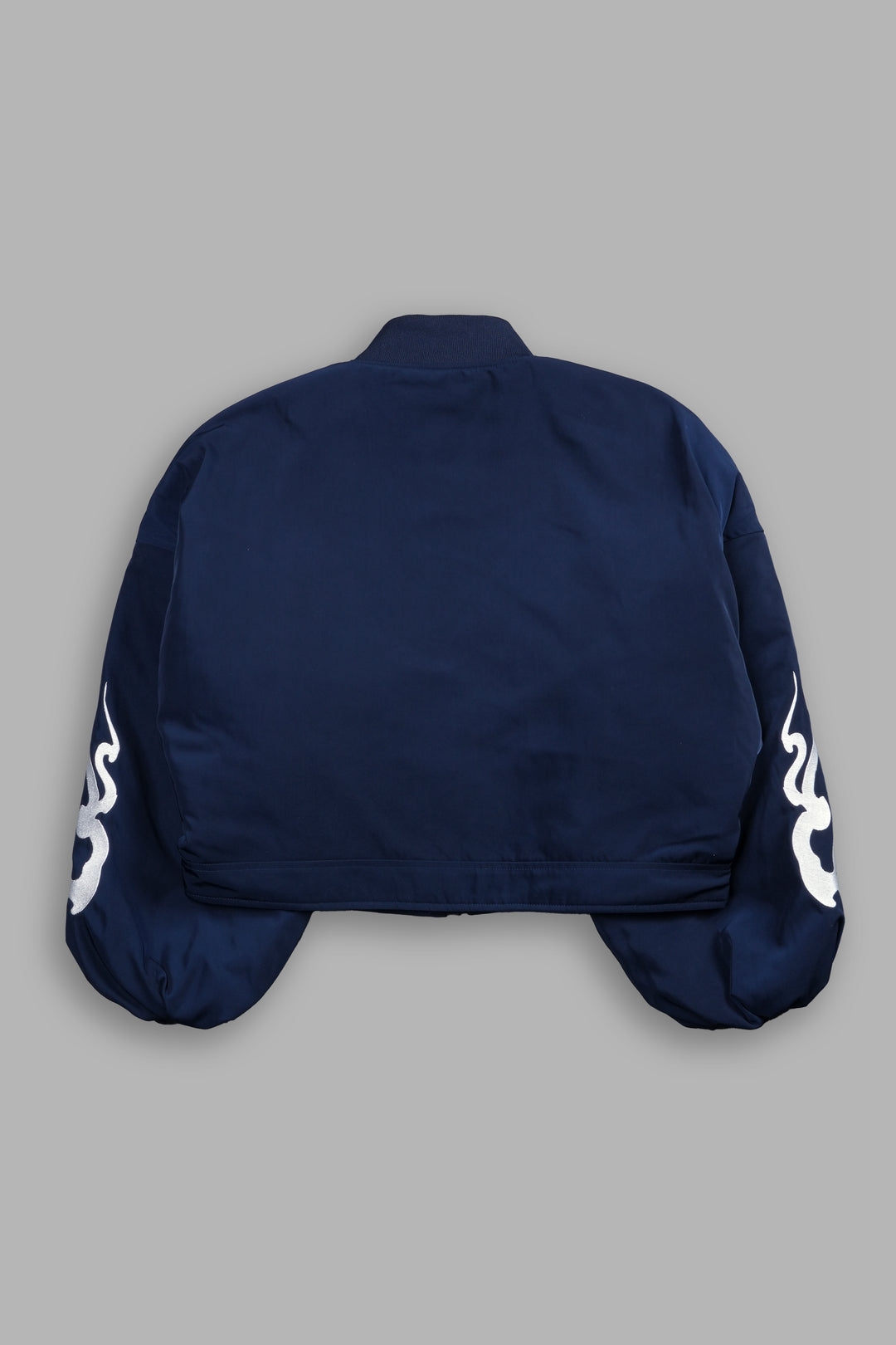 Live Free She Bomber Jacket in Navy