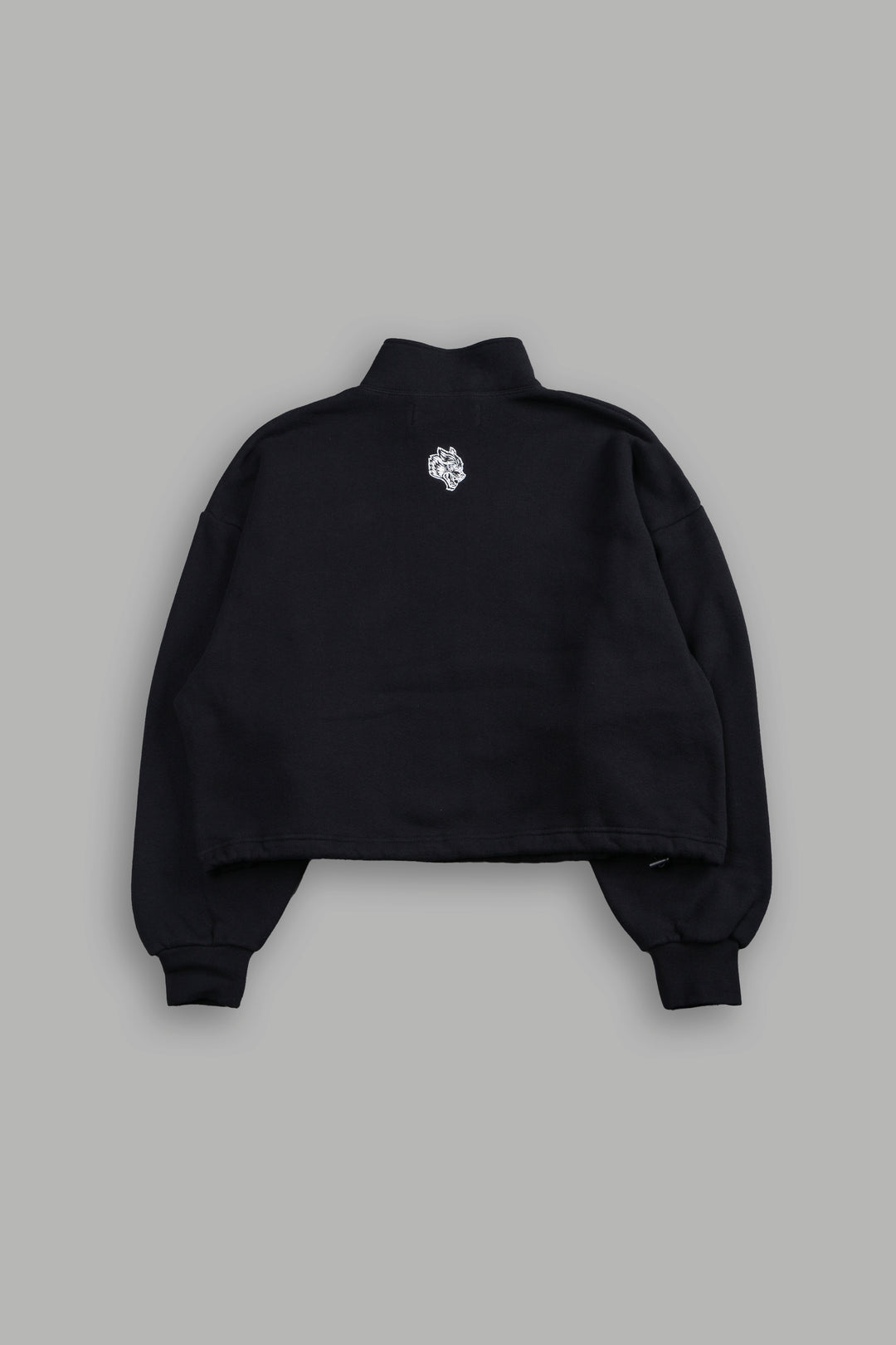 Wolf Chopper Oversized "Everson" Mockneck Sweater in Black