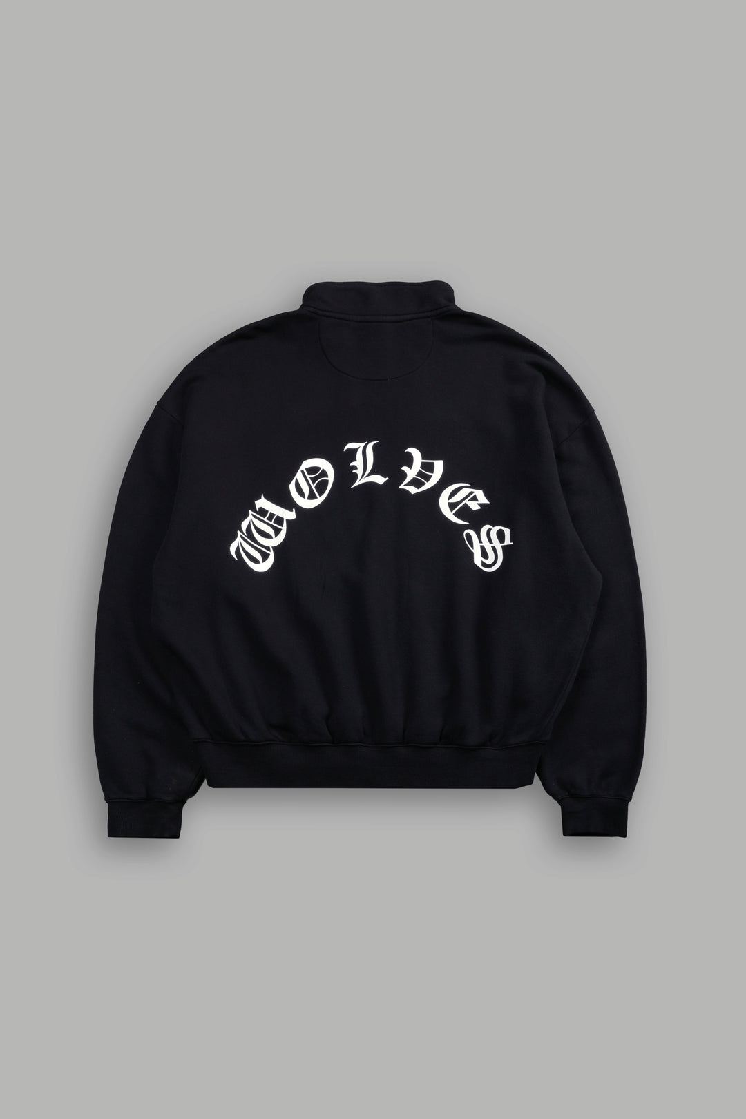 La Wolves V2 Duke 1/4 Zip Mock Neck in Black