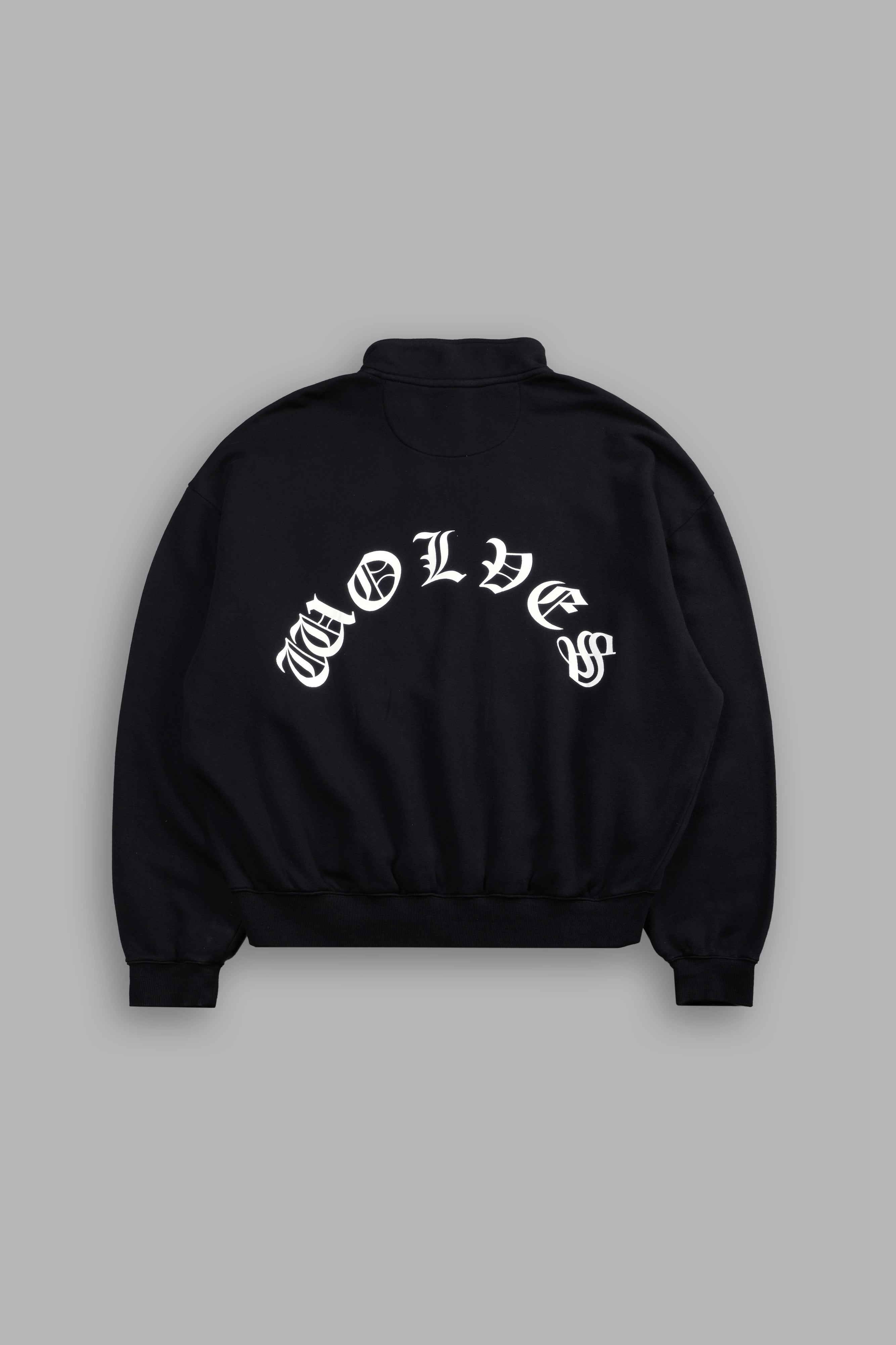 La Wolves V2 Duke 1/4 Zip Mock Neck in Black