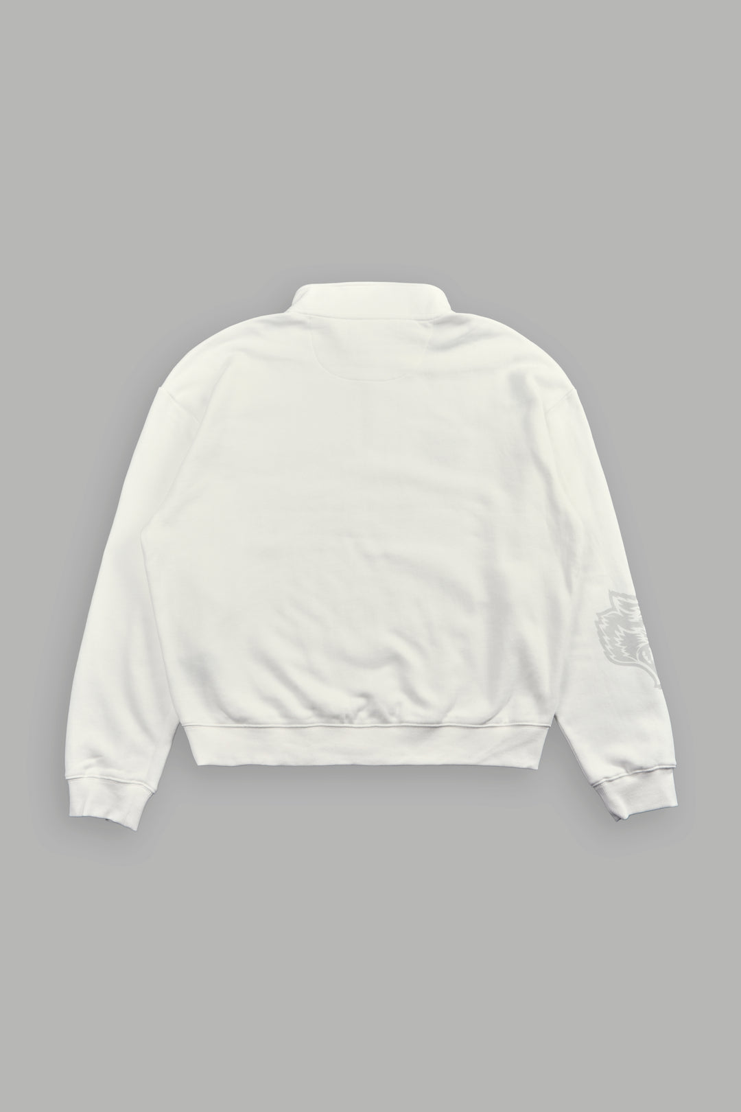 Written On Stone Duke 1/4 Zip Mock Neck in Cream