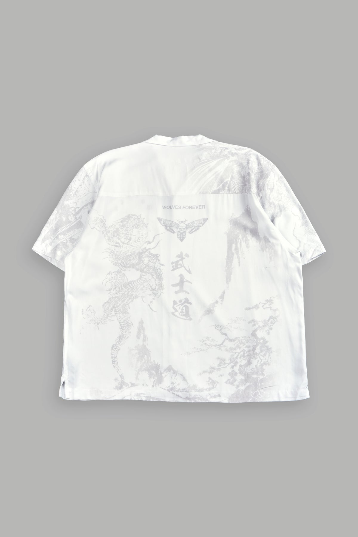 Ronin'S Lament Romero Mid Length Button Up in Cream