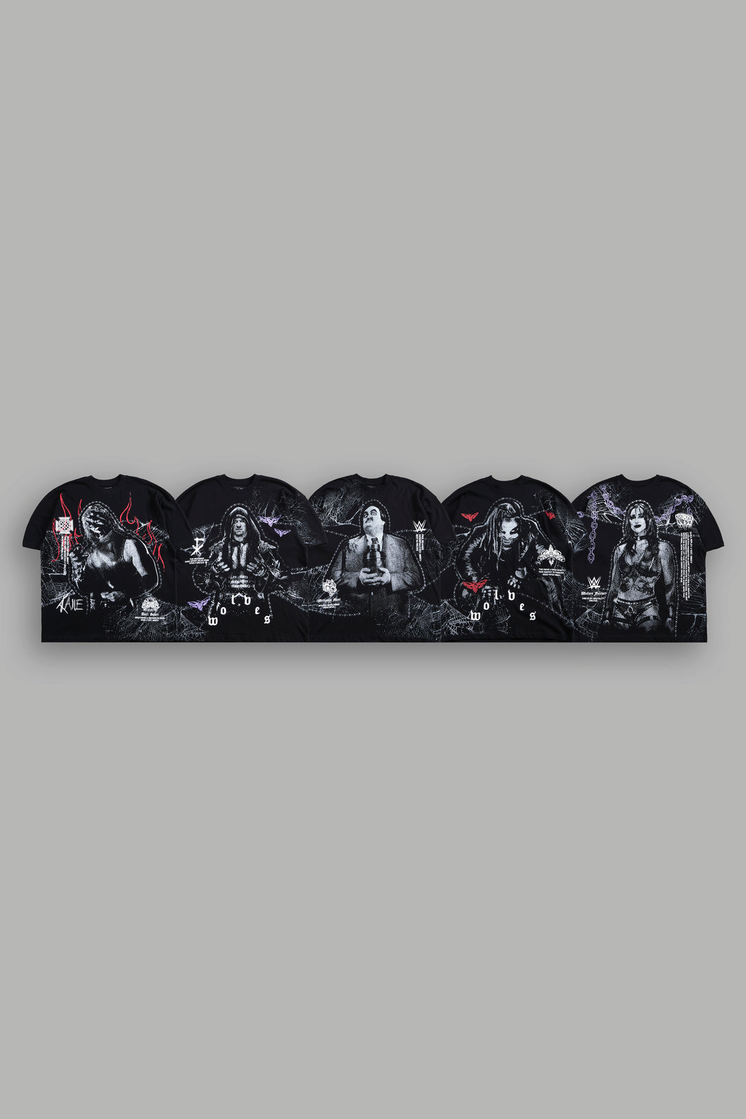 WWE "Side-By-Side" Tee Box Set in Black