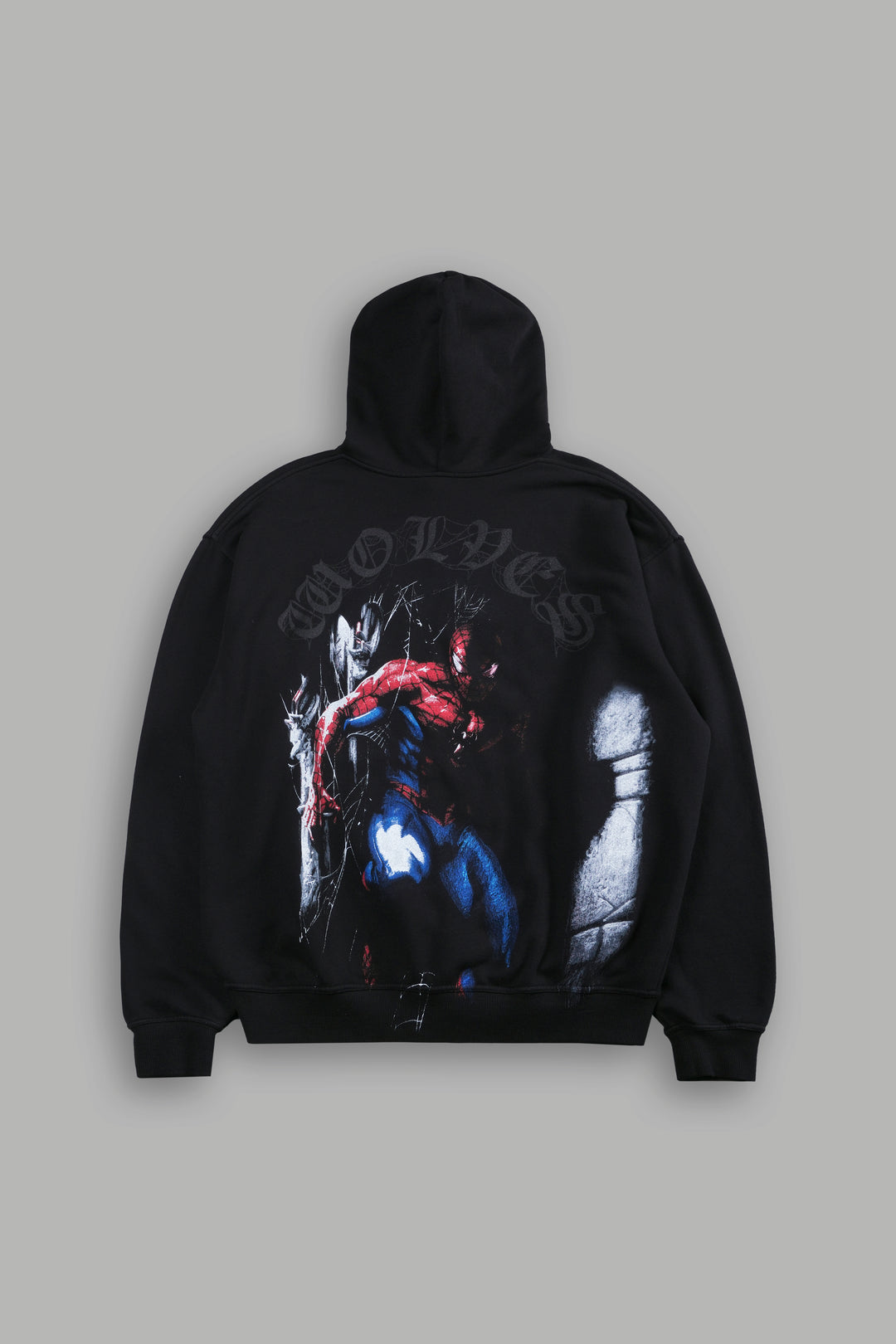 Webs and Shadows "Pierce" Hoodie in Black