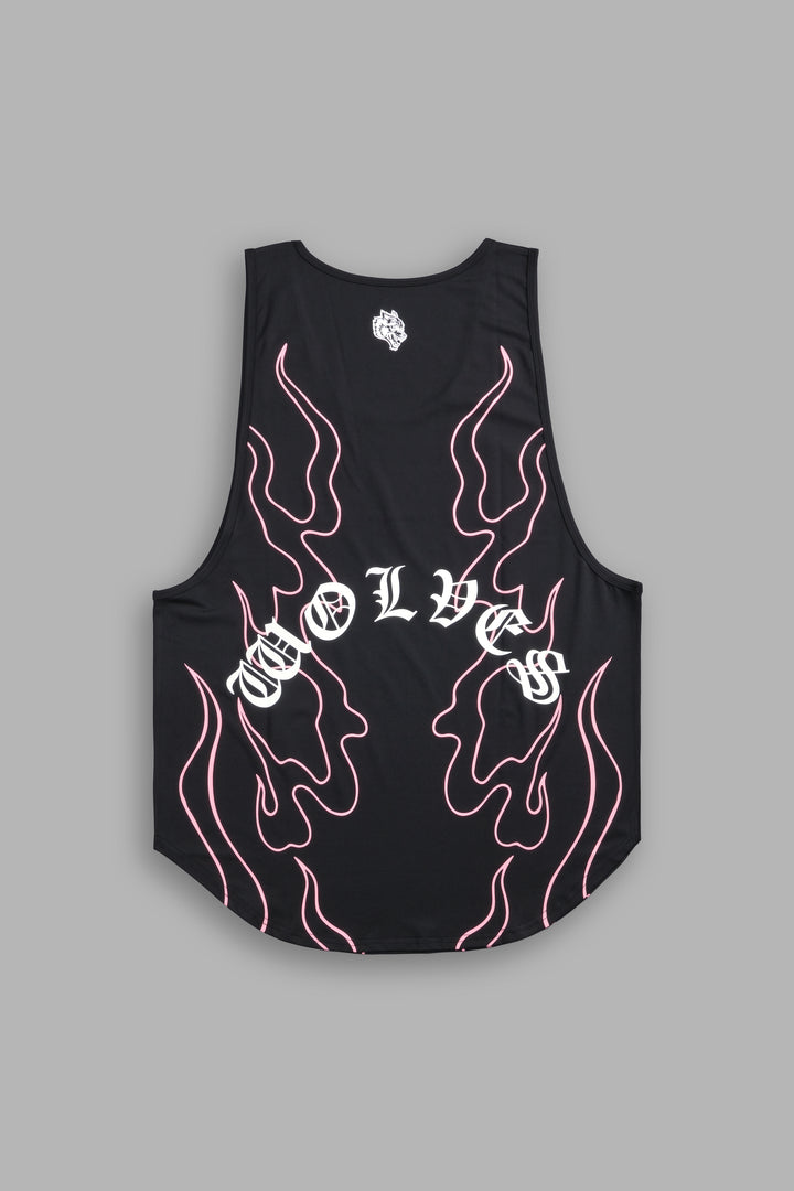 Okami "Dry Wolf" (Drop) Tank in Black