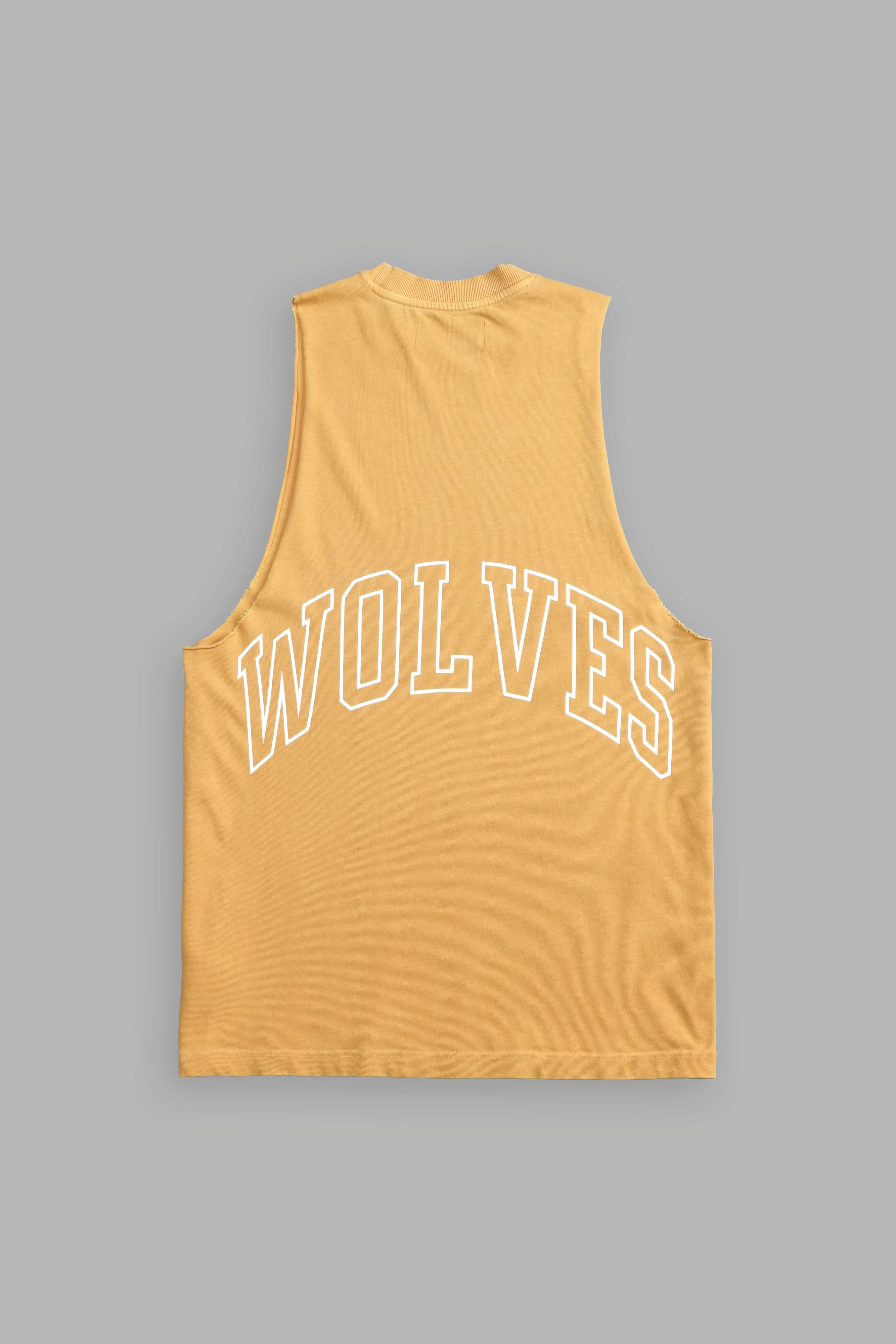 Wolves House "Tommy" Muscle Tee in Golden Yellow