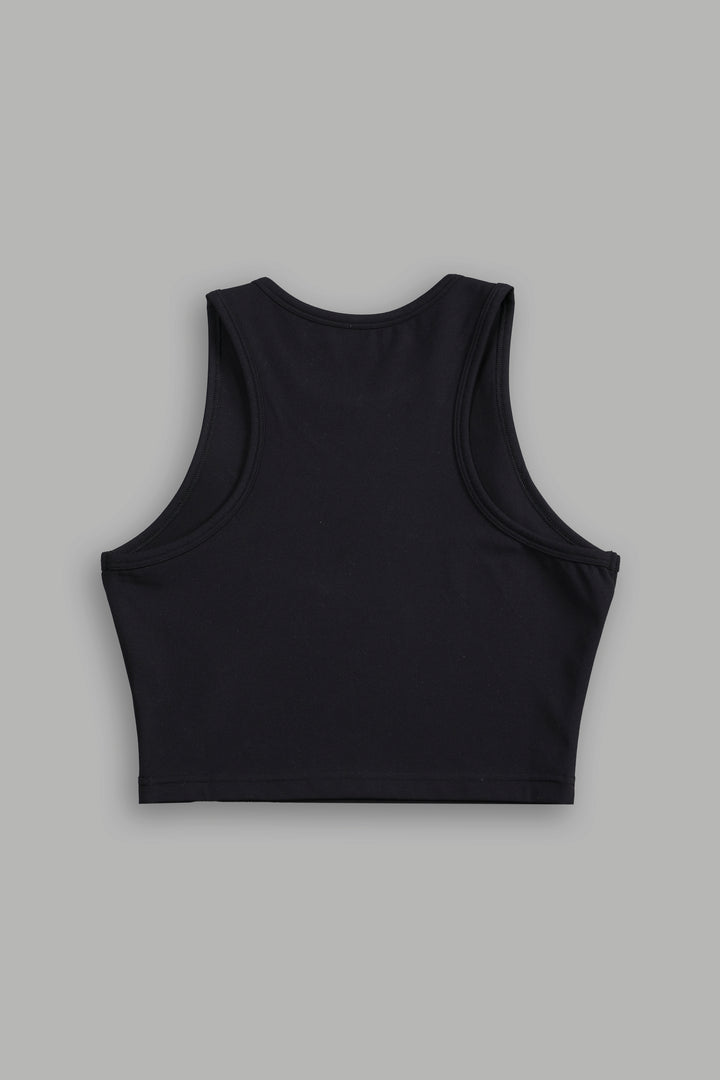 Wolves House "Energy" Racerback Tank in Black