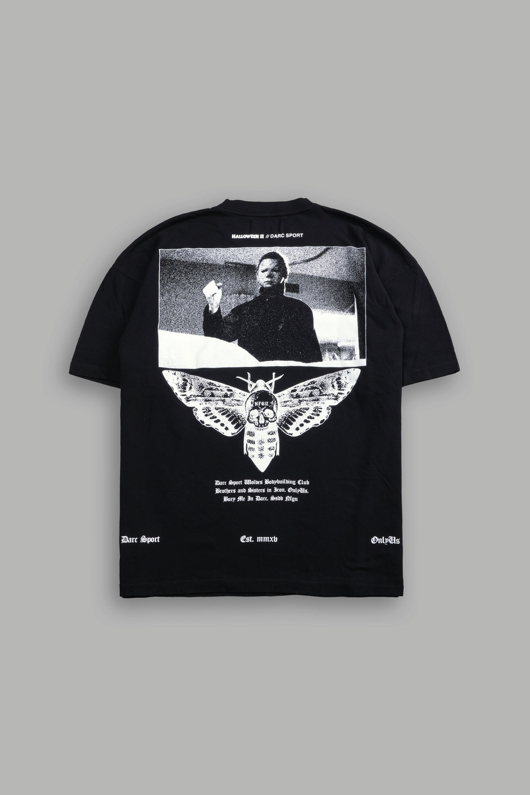 Silent Killer "Premium" Oversized Tee in Black