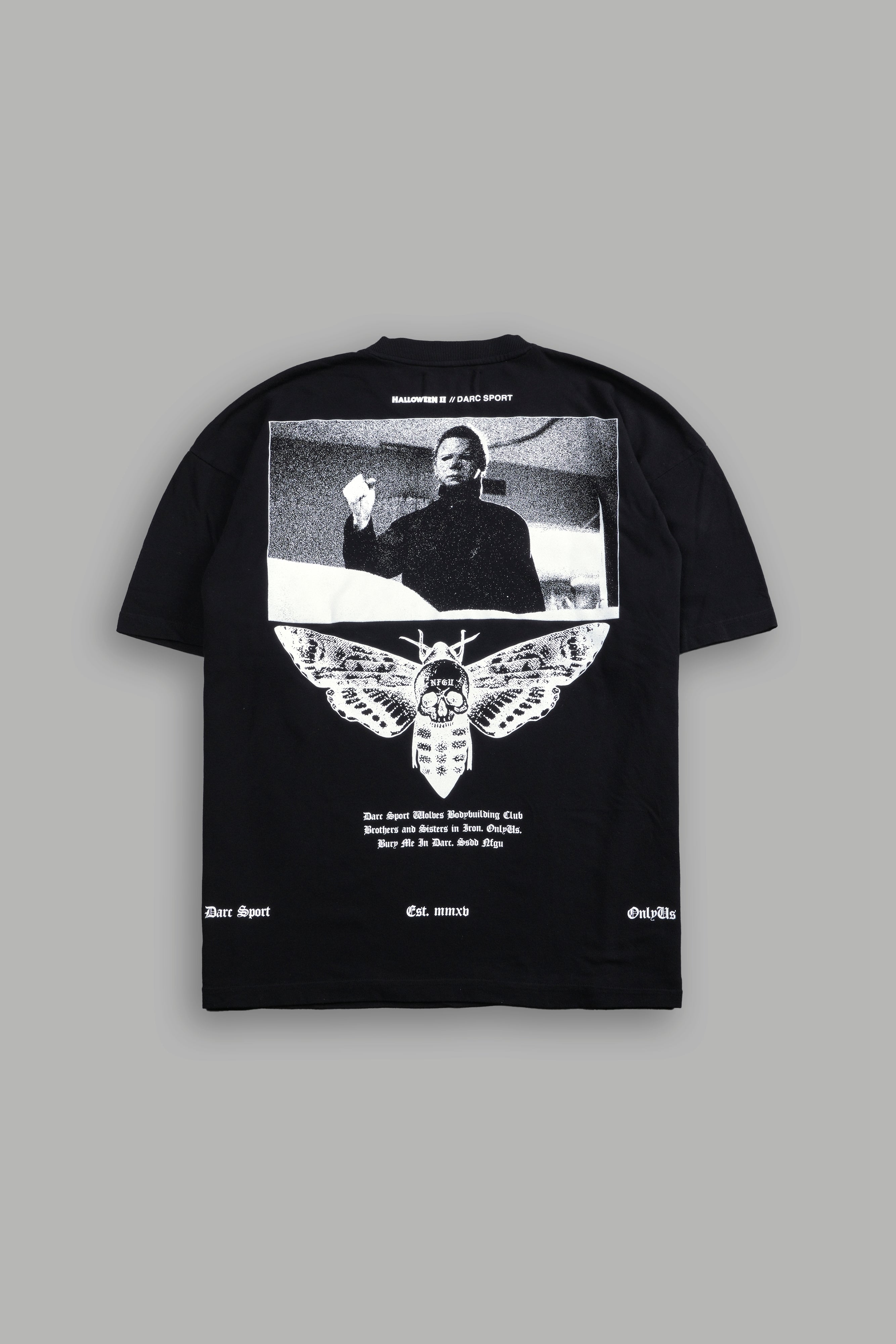 Silent Killer "Premium" Oversized Tee in Black
