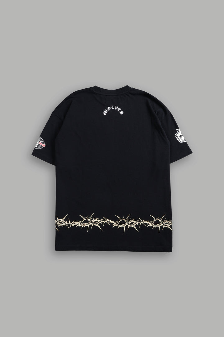 Drip Hesh "Premium" Oversized Tee in Black/Purple