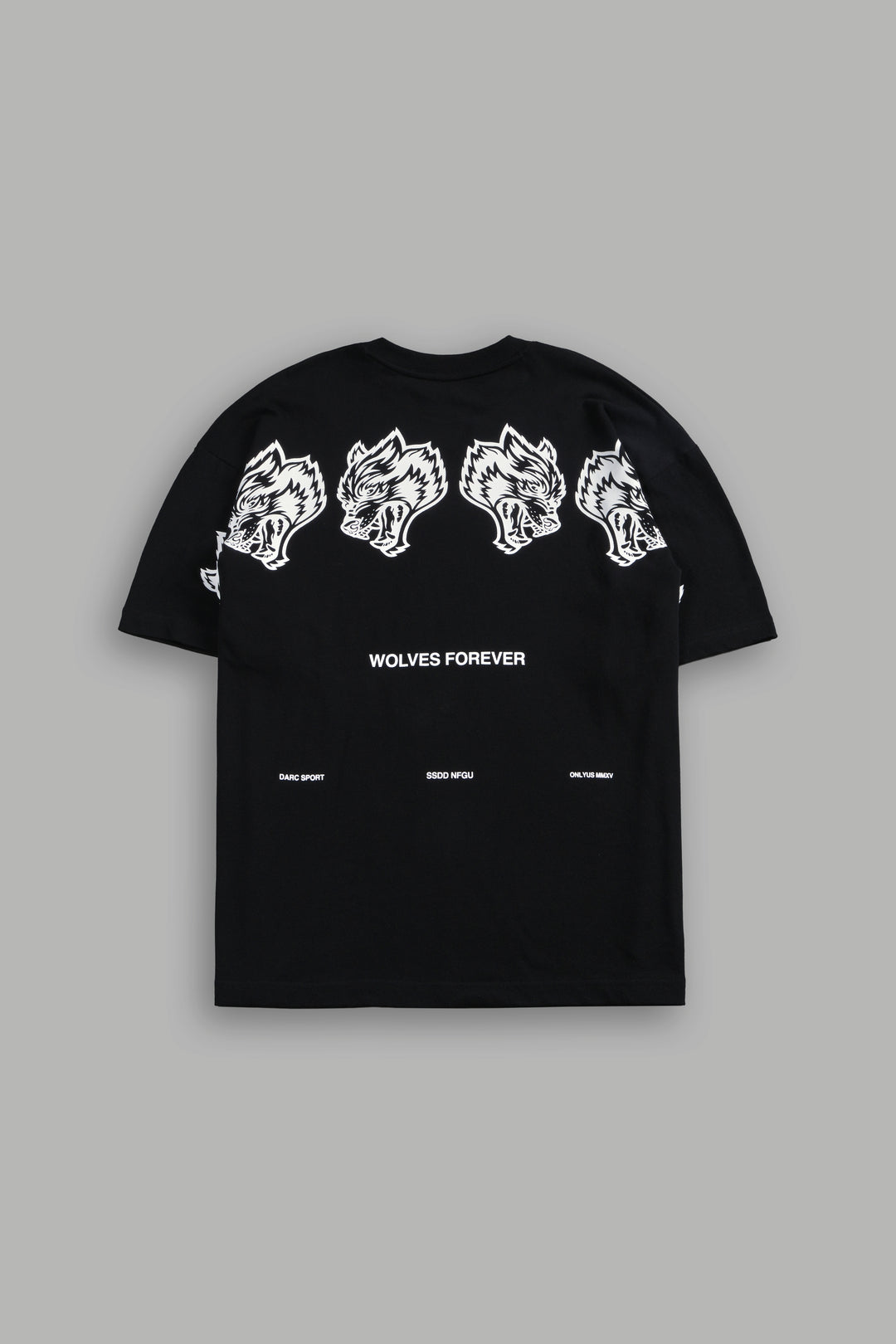 Wolves Have Your Back "Premium" Oversized Tee in Black