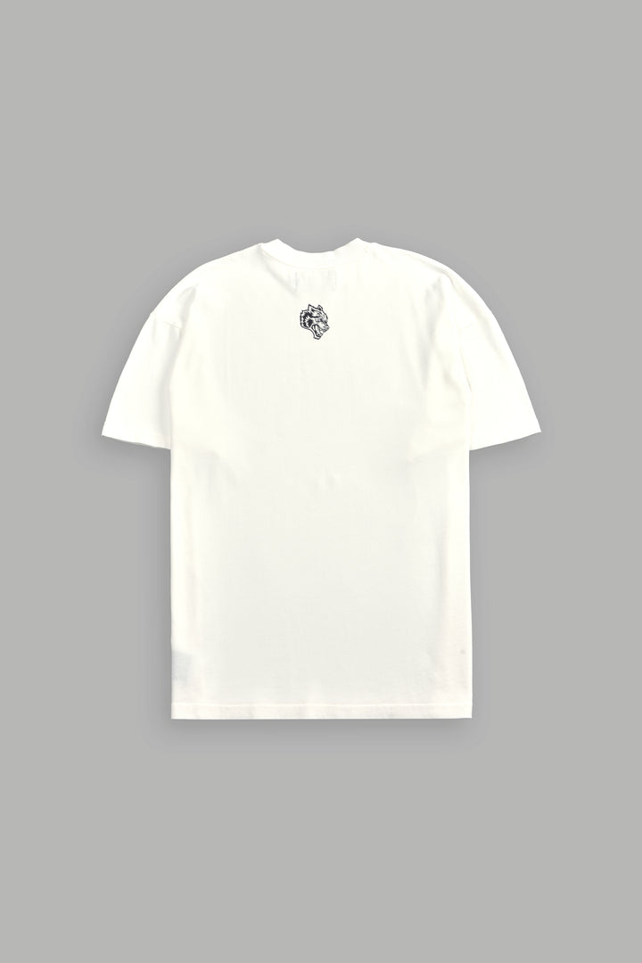 Fallen Halo Oversized "Premium" Unisex Tee in Cream