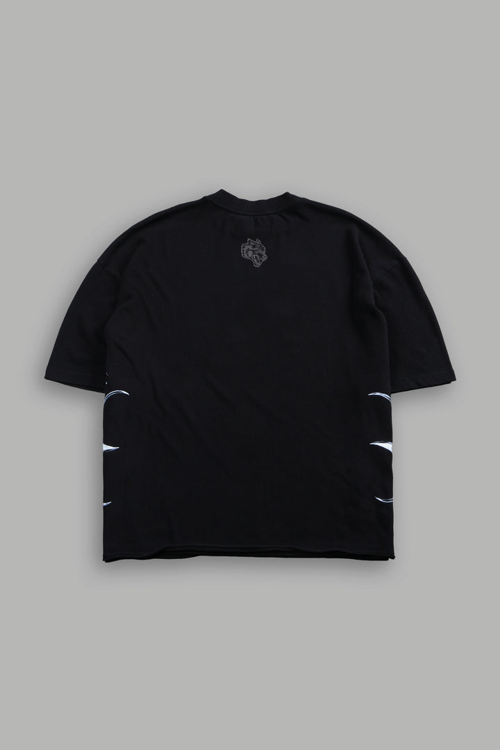 North Remembers Premium Oversized Raw Hem Box Cut Tee