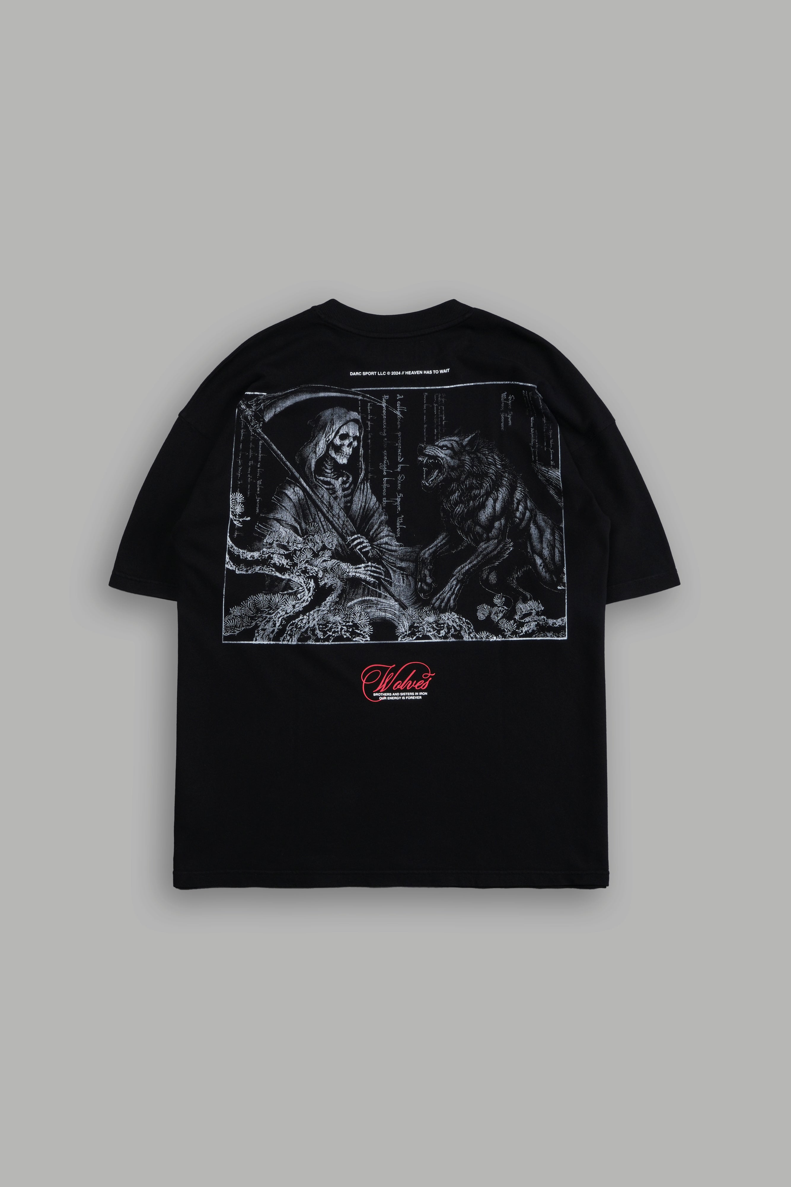 (1 OF 500) Have No Fear "Premium" Oversized Tee in Black