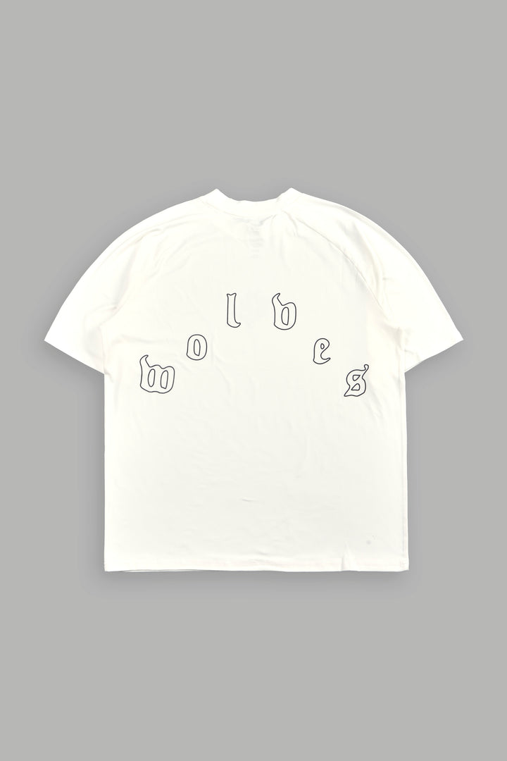 Wolves Pyramid V2 Dry Wolf Raglan Ss Tee In White
