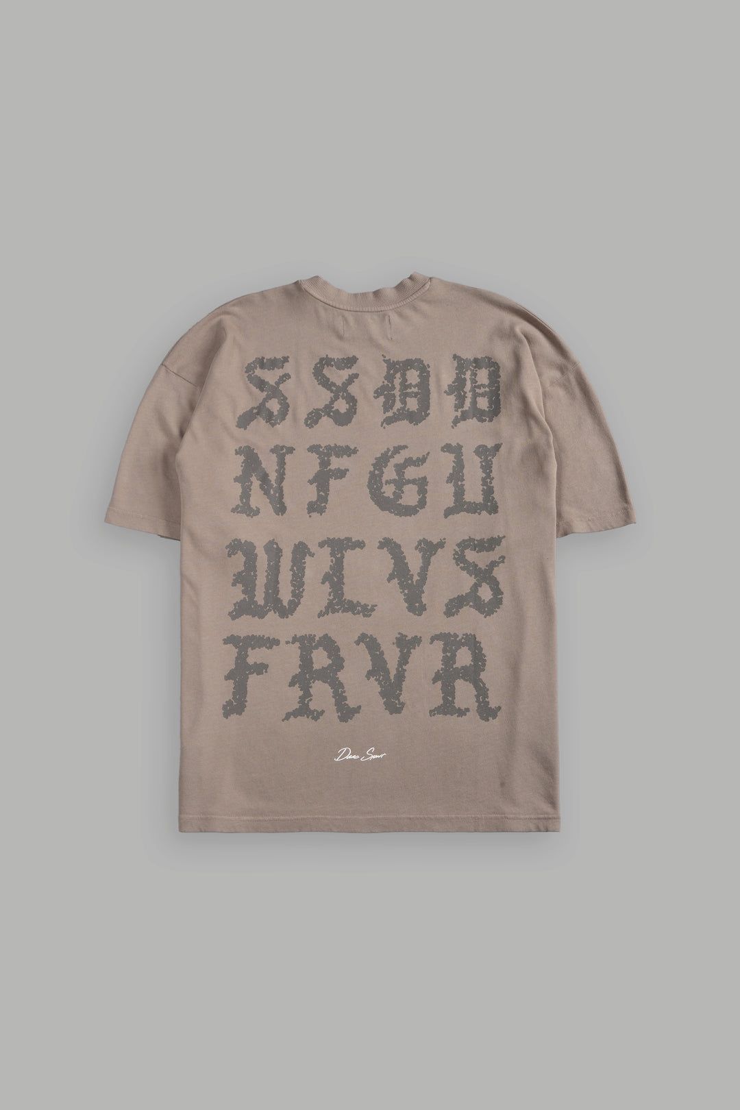 Stone Code "Premium" Oversized Tee in Taupe