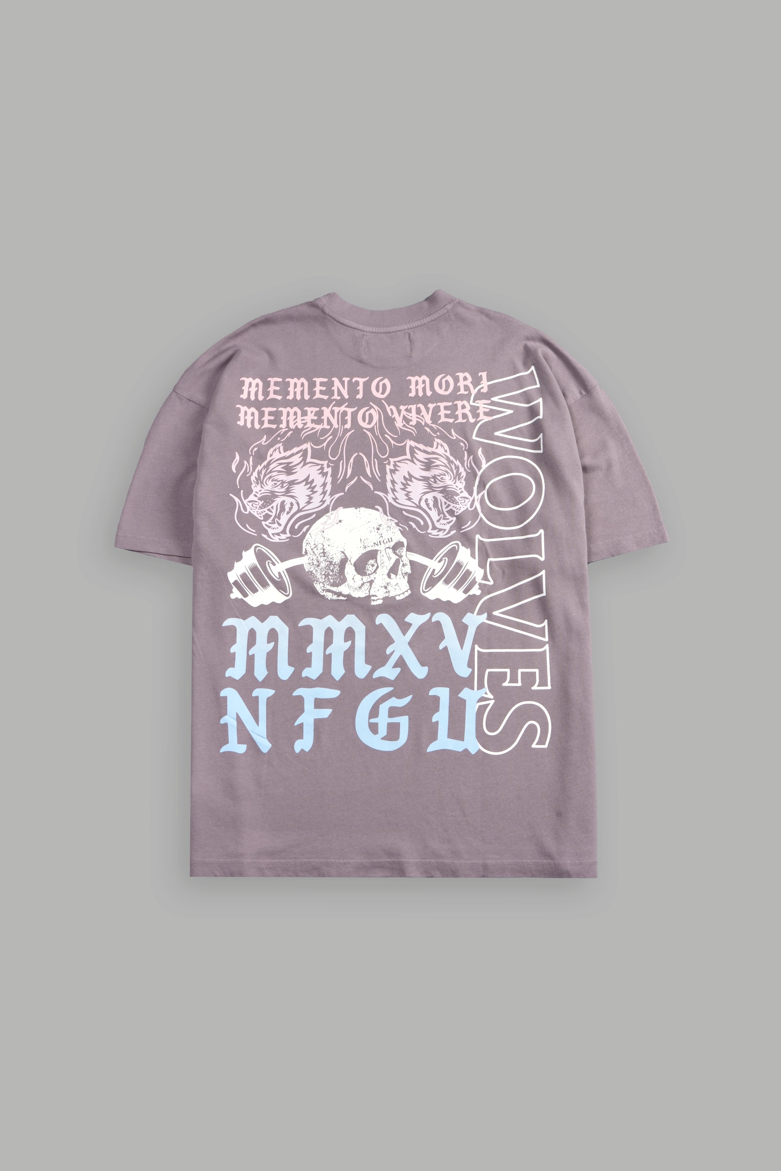 Yesterday's Gone "Premium" Oversized Tee in Pale Gray