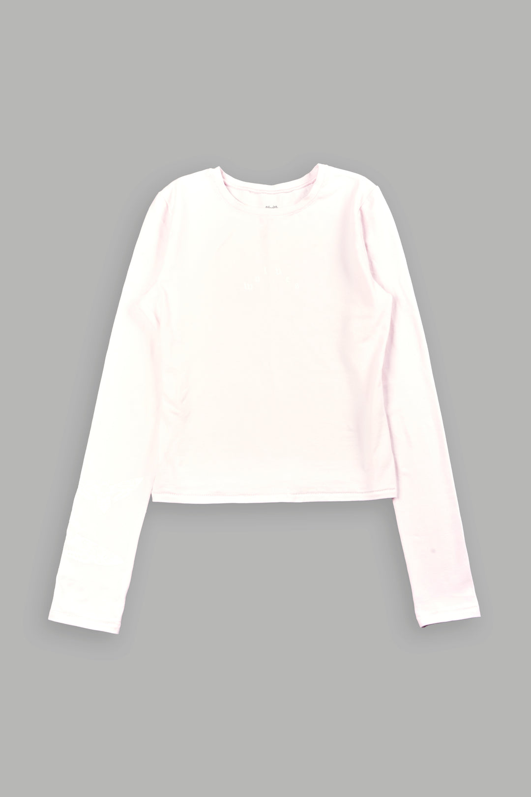 Moth Pyramid Eden Ls Tee In Blush Pink