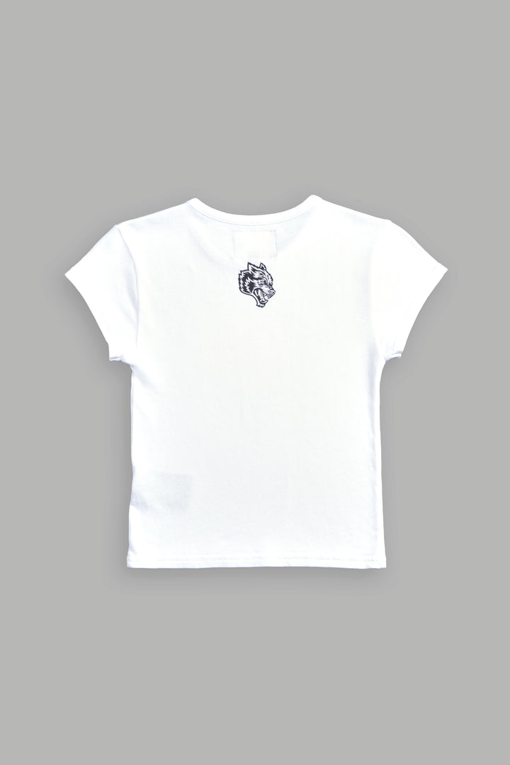 Her Energy "Baby" Tee in White