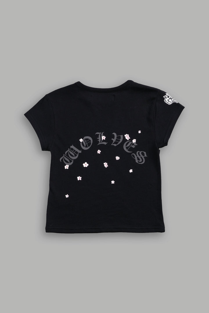 Blood Thirsty Kanji "Baby" Tee in Black