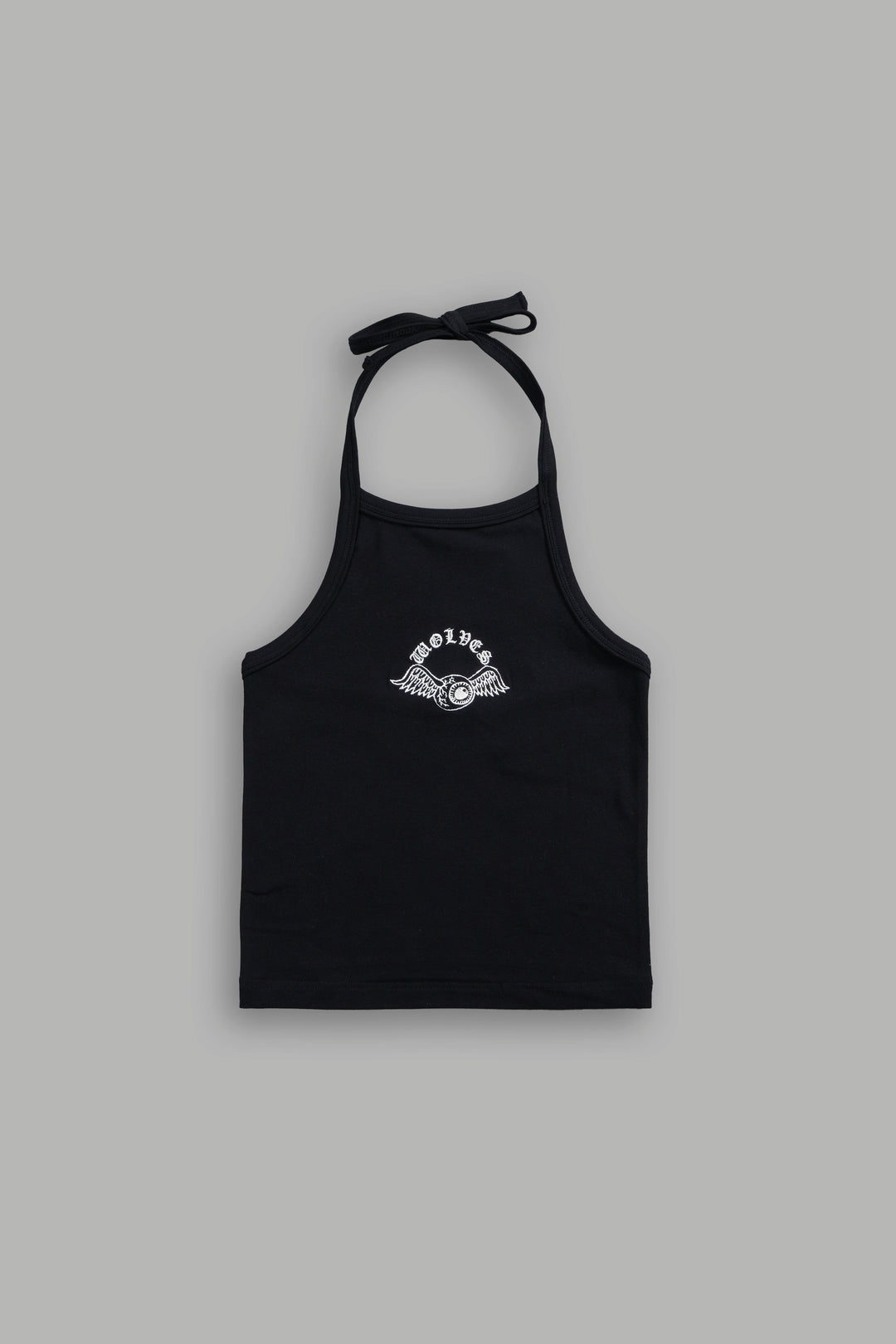Wolves Kulture "Tara" Halter Top in Black